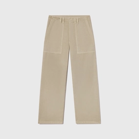 Sweat Wicking Lining Agolde Yuna Utility Pant Superfine Twill - Pumine