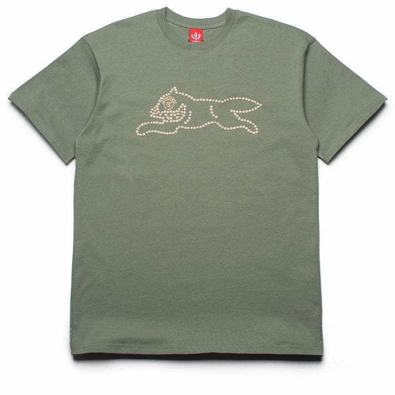 off-season Ice Cream Pearl Beads Tee - Sea Spray