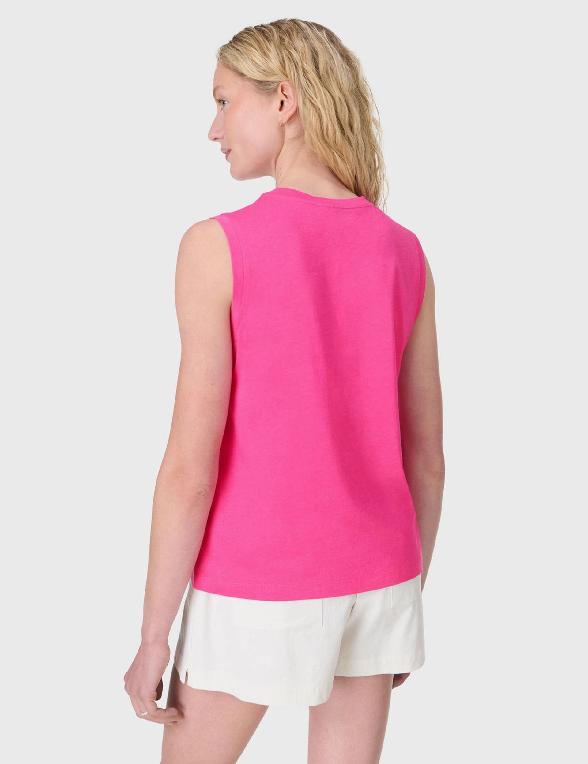 Enhanced Range Motion Breakthrough Essential Sleeveless Vest - Fuchsia Pink