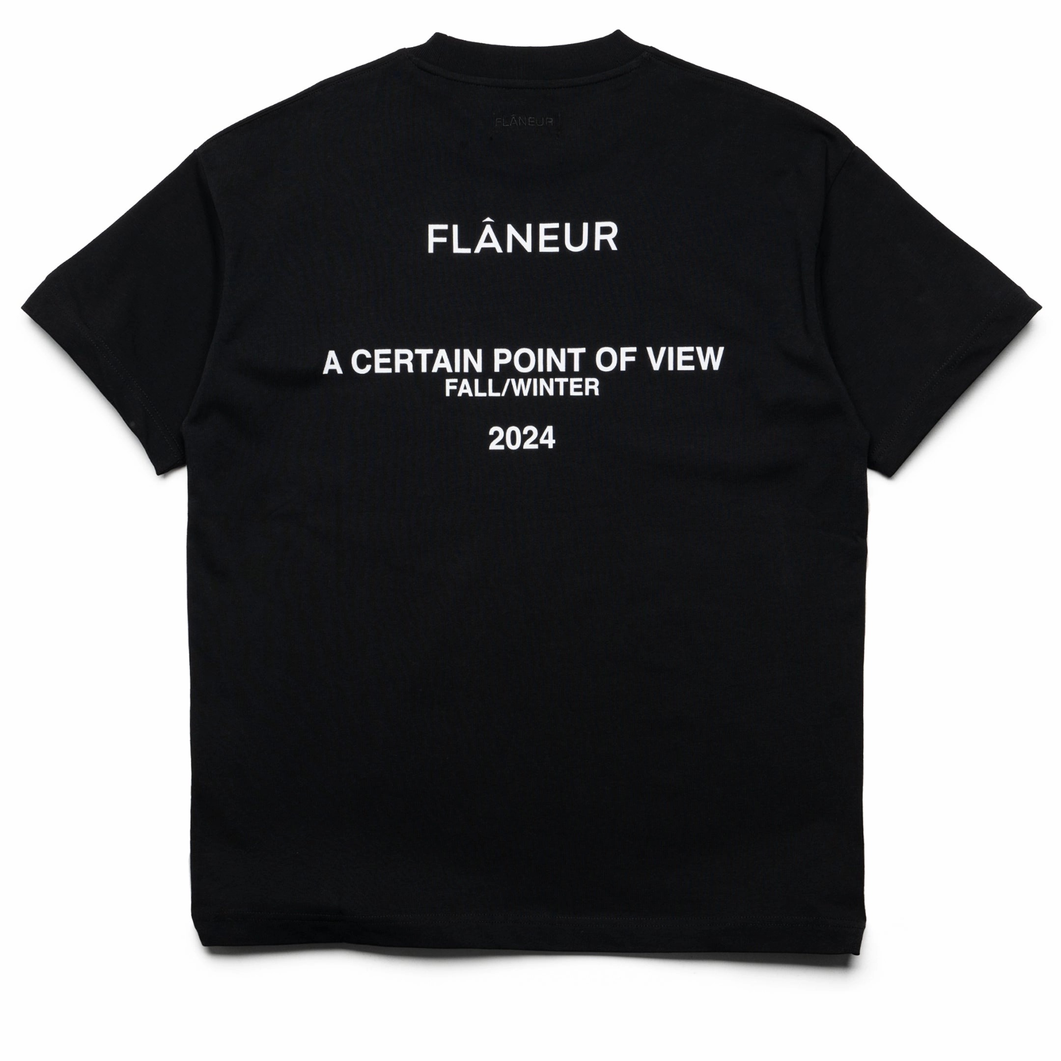 Machine washable pool event Flaneur Collection Tee - Black