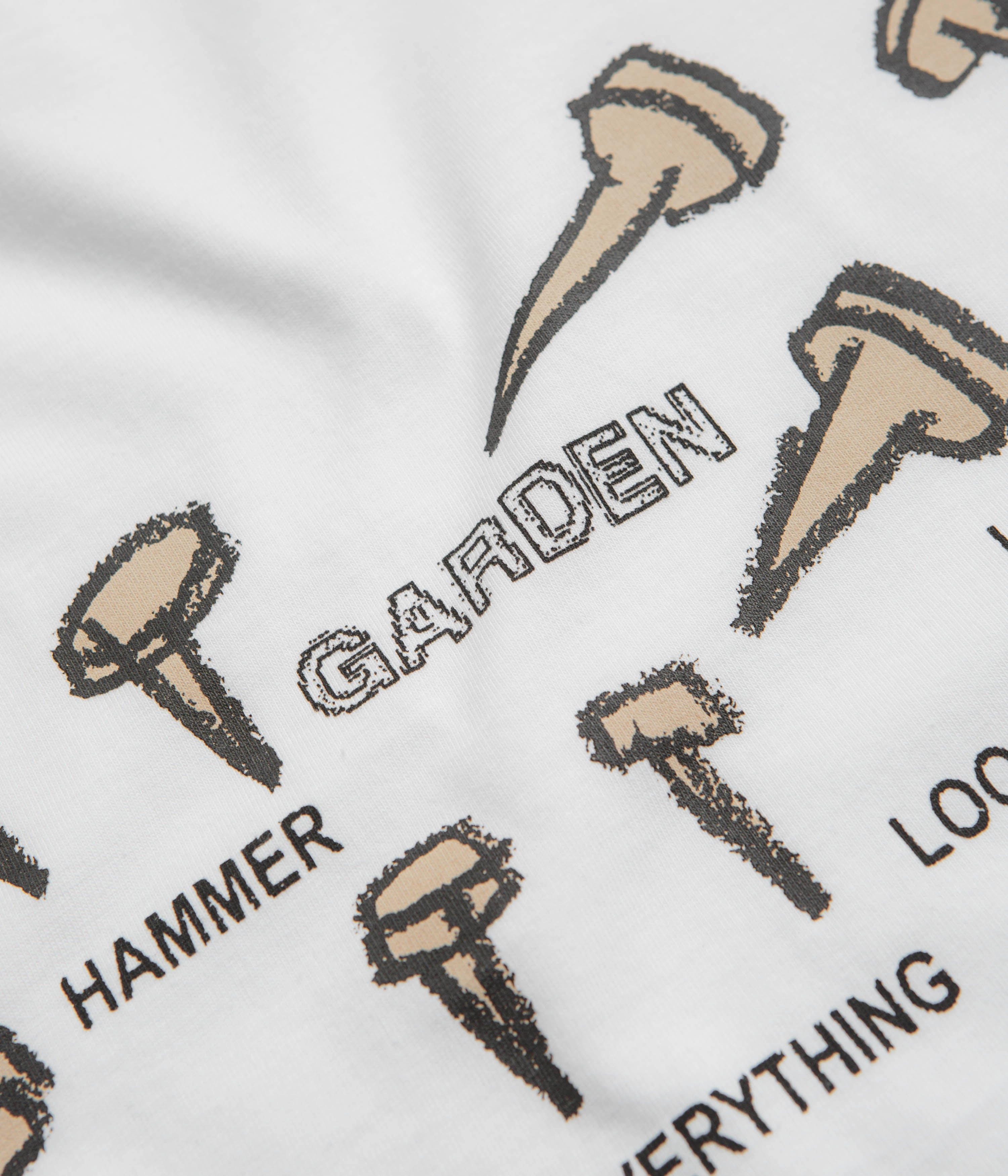simple details Wedding Garden Nails T-Shirt - White