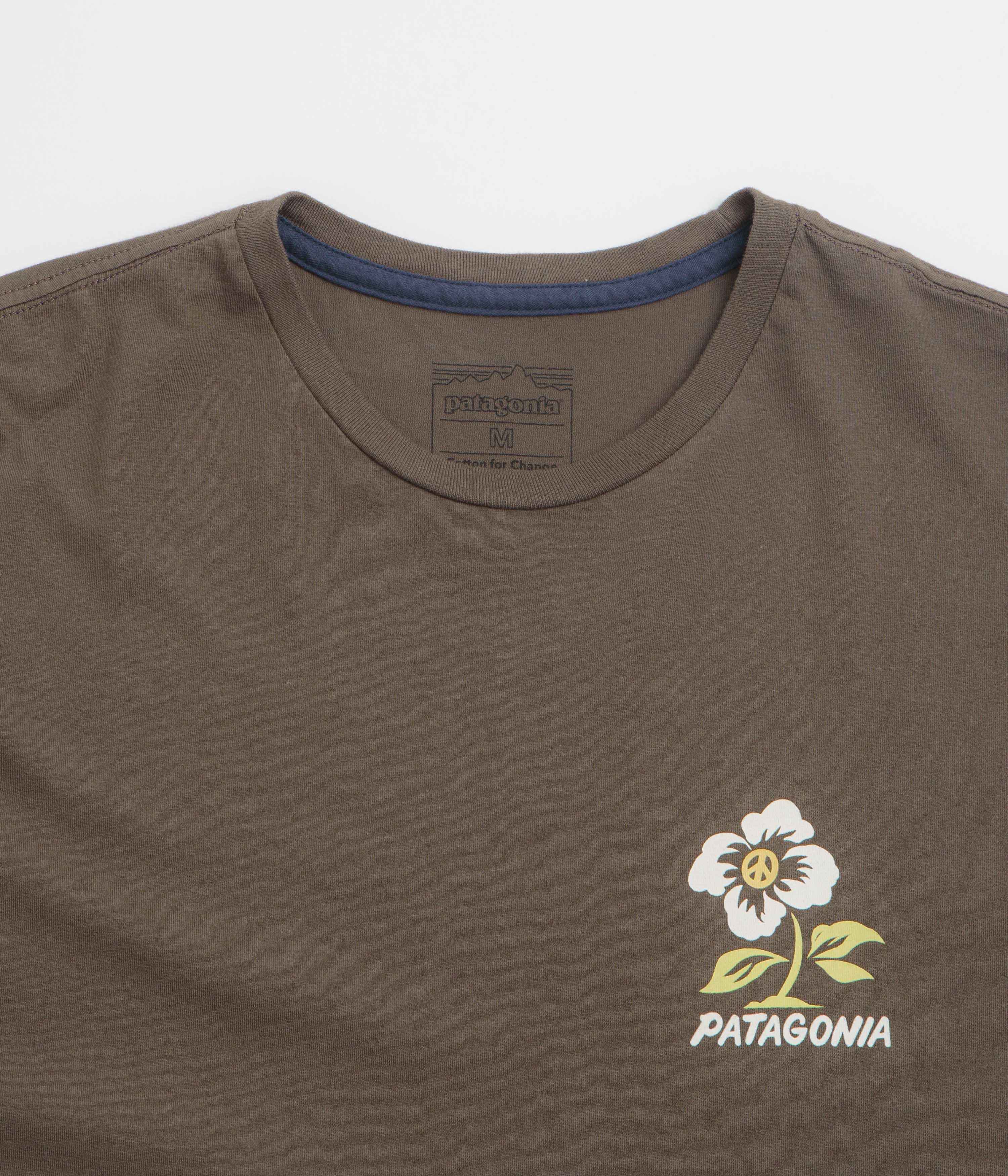 Unisex Option Patagonia Balance Organic T-Shirt - Peace Seeds: Marlow Brown