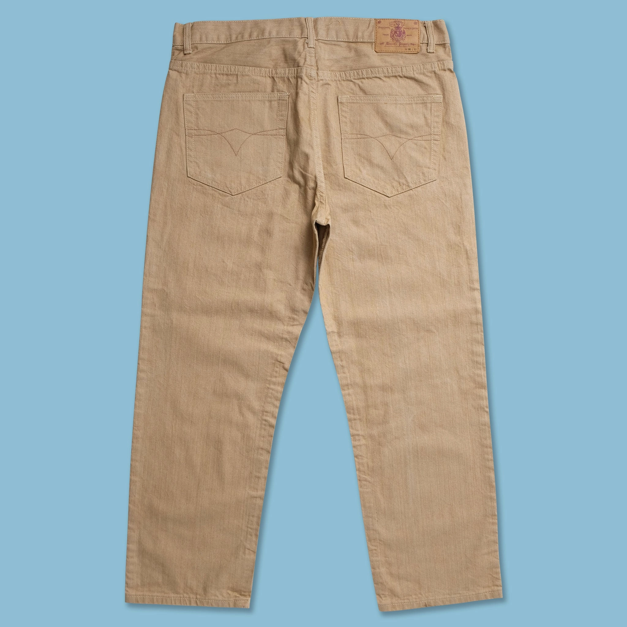 Slimline Fit StretchWaistband Y2K Denim Pants 36x30