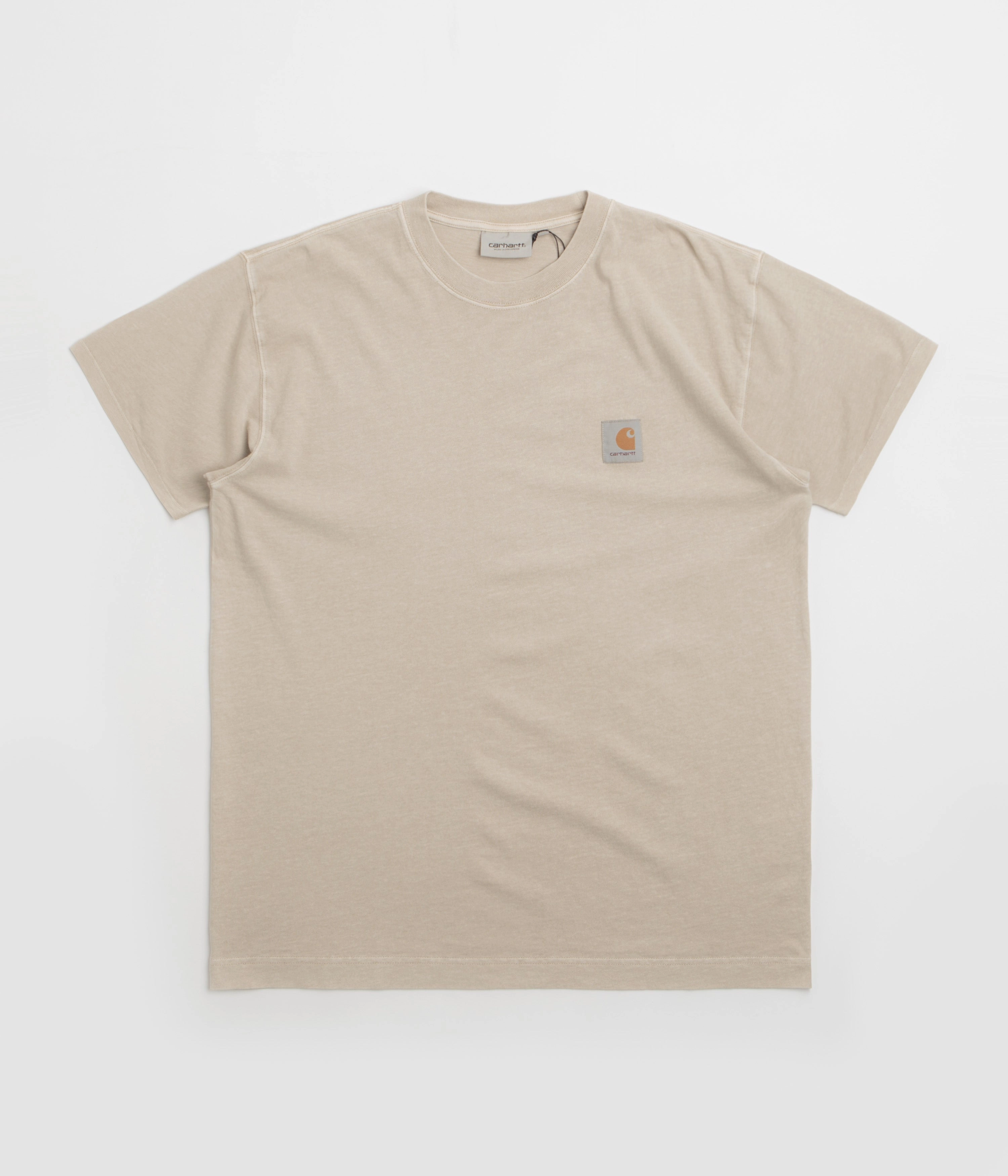 Carhartt Nelson T-Shirt - Fleur De Sel neon hem