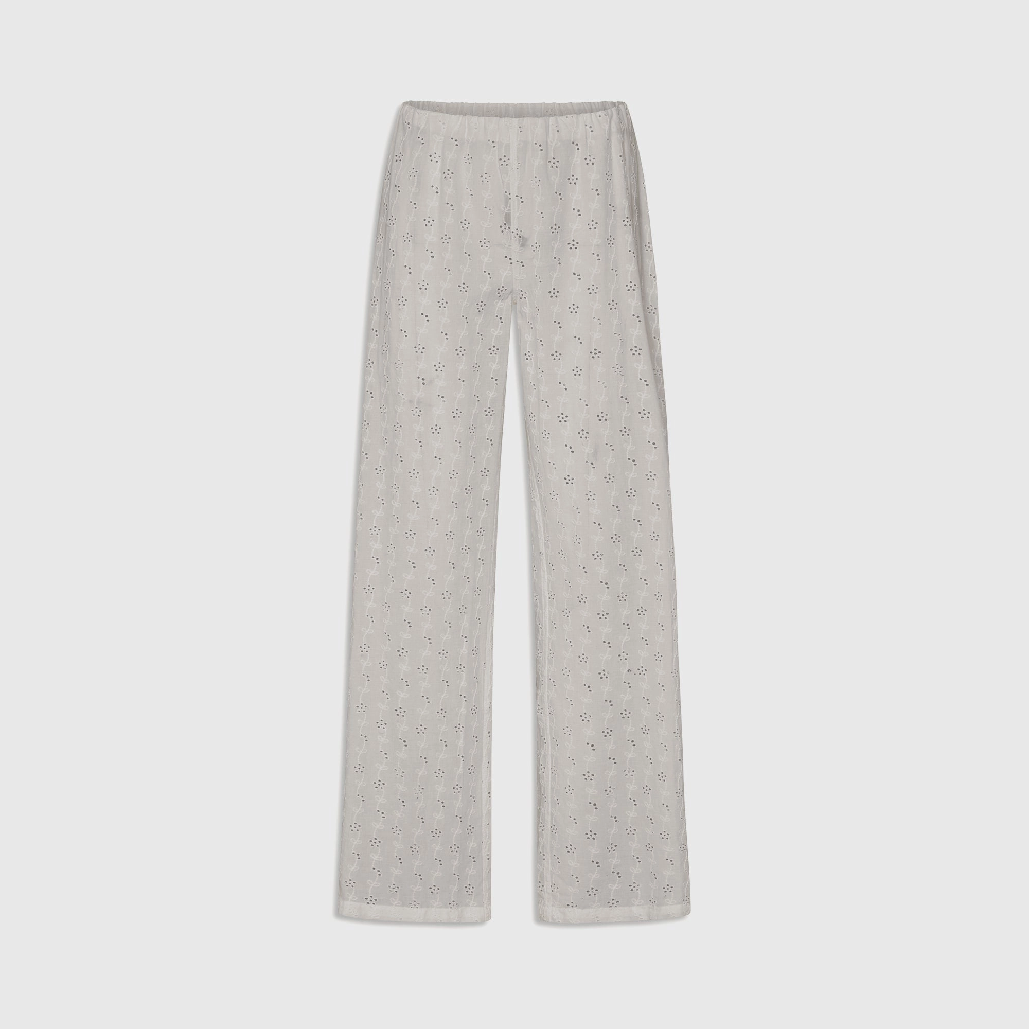 Frankies Bikinis Princess Eyelet Pant - Daisy Eyelet Day Comfort