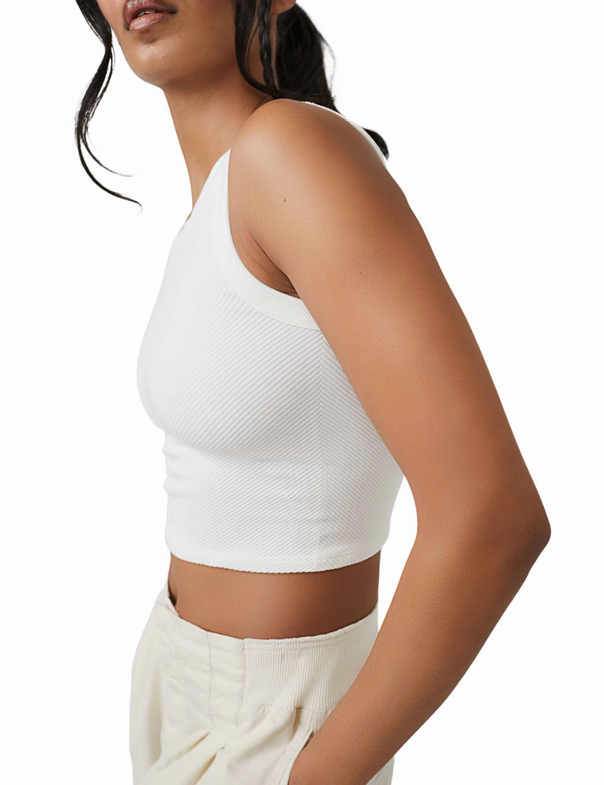 multi - wheel drive Free Throw Muscle Tank - White