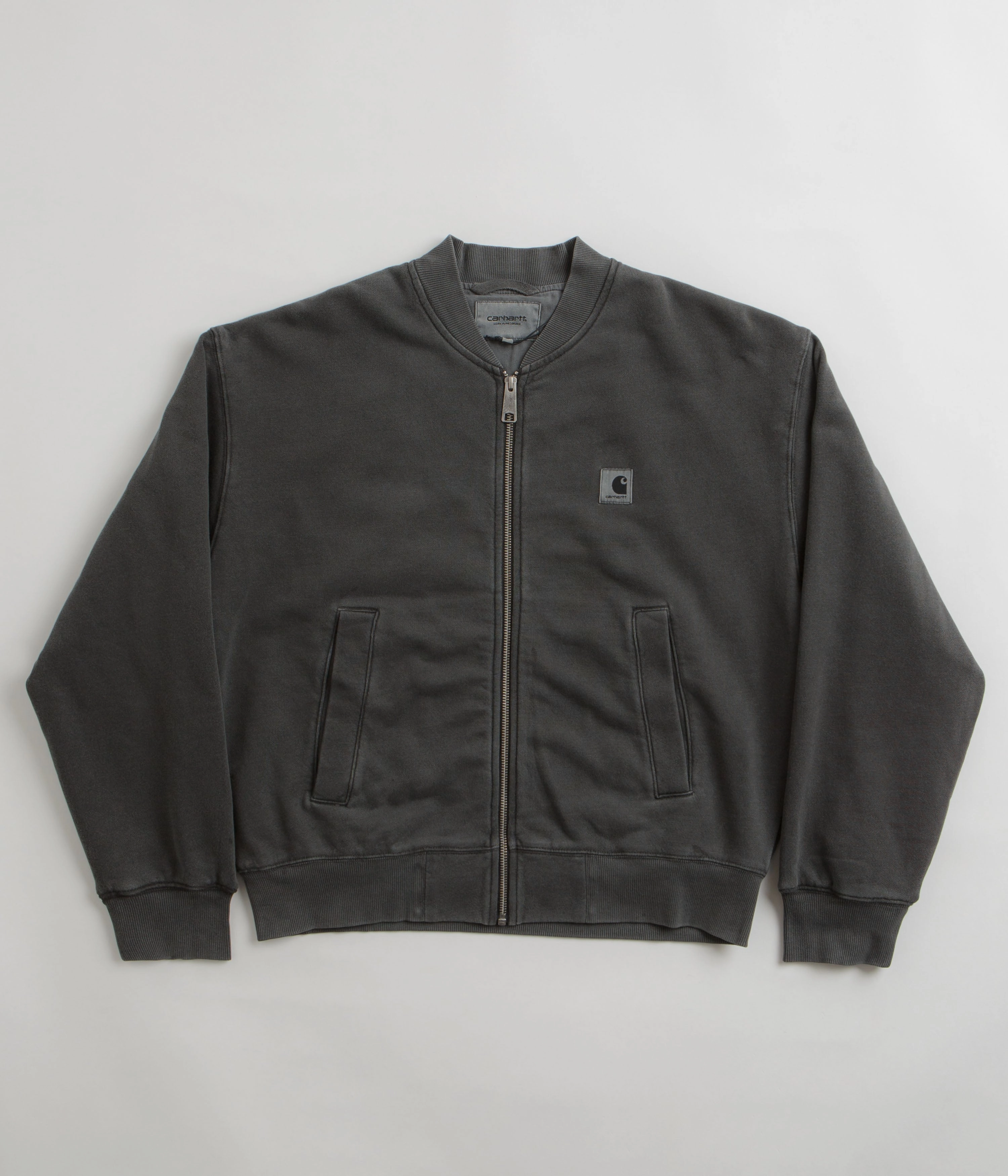 Carhartt Womens Nelson Sweat Bomber Jacket - Charcoal Report Gender - neutral