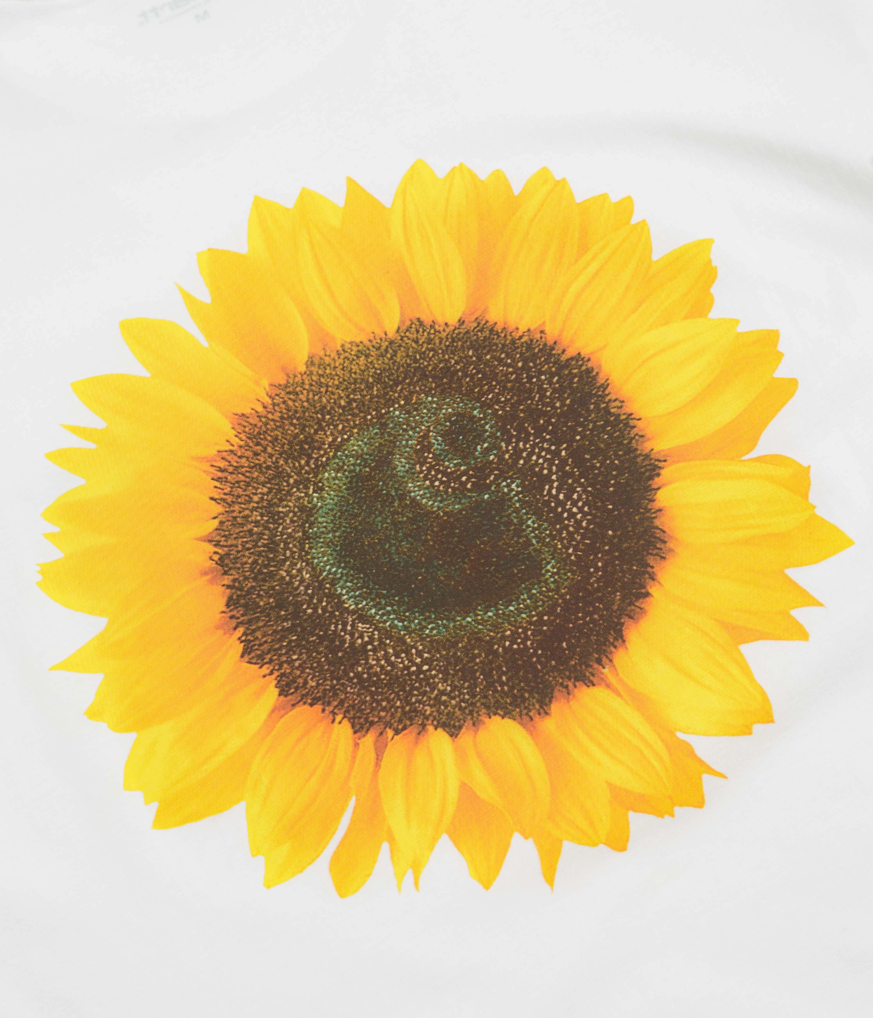 tie dye Abstract Pattern Carhartt Sunflower T-Shirt - White