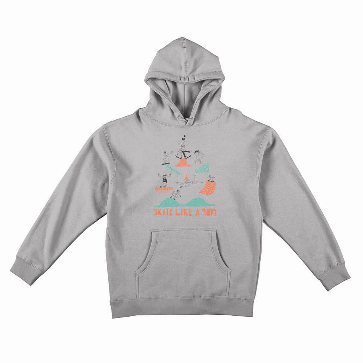 All Season Staple Spitfire - Skate Like A Girl Sessions Doubles Hoodie Smoke