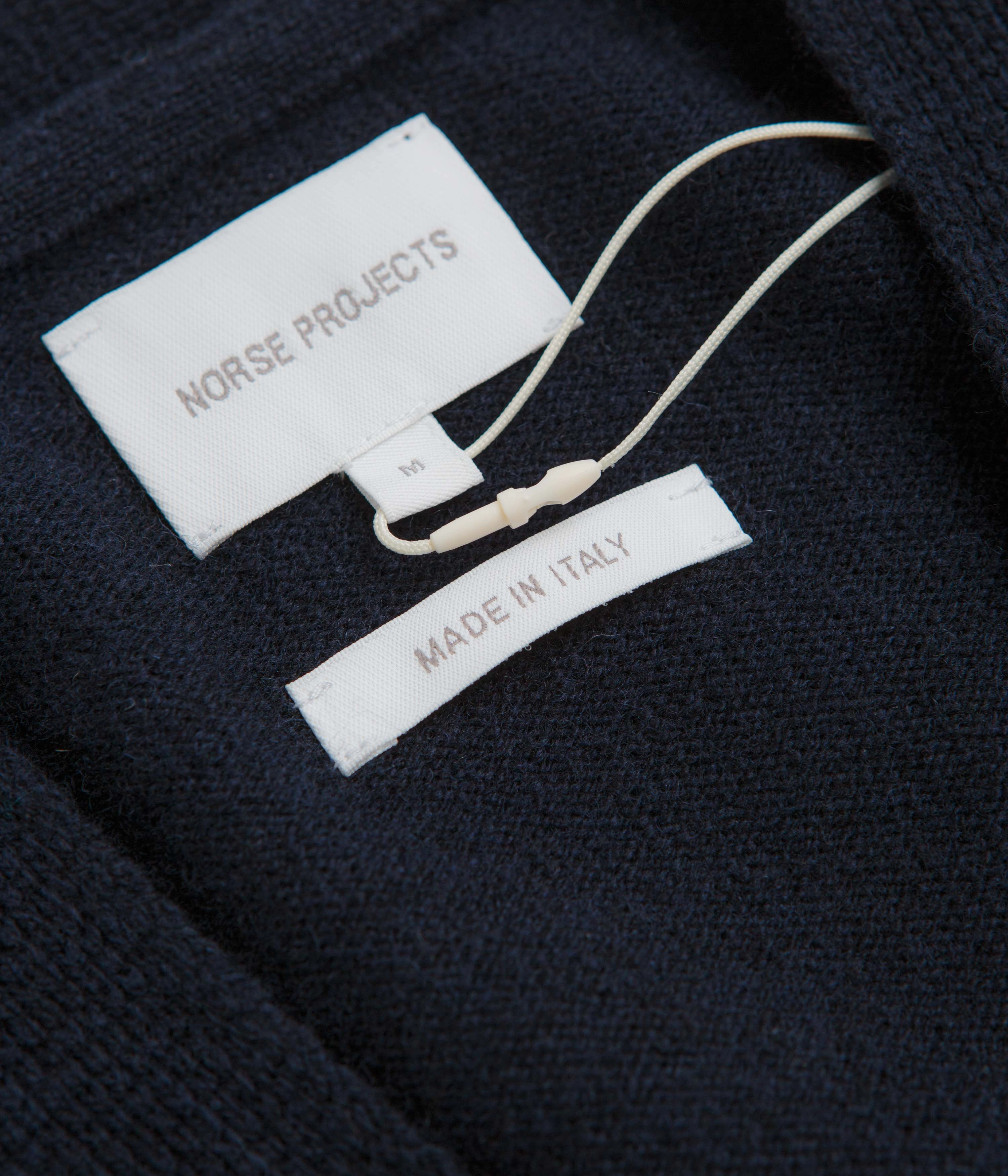 Norse Projects Standard Merino Cardigan - Dark Navy Fashion Statement