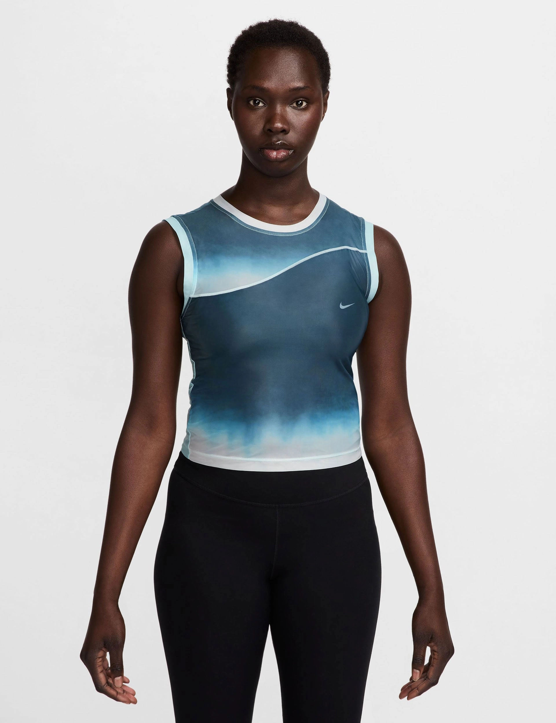 Artist Collection Dri-FIT Printed Tank Top - Armory Navy Upgradeable Ultra light