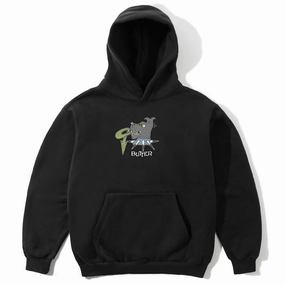 Butter Goods - Canine Hoodie Black College Campus Warm Embrace