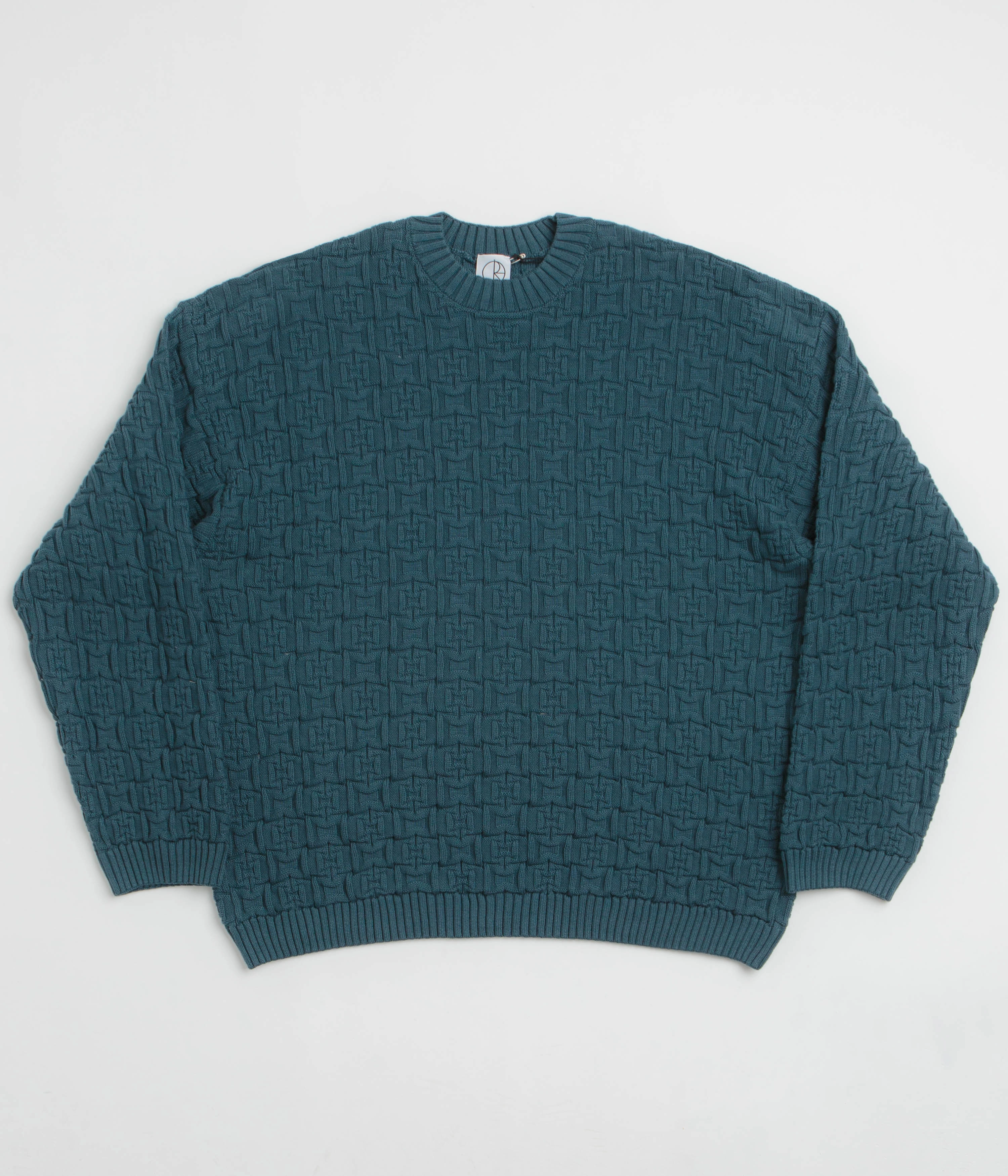 Polar Alex Sweatshirt - Petrol Blue dry cleanable