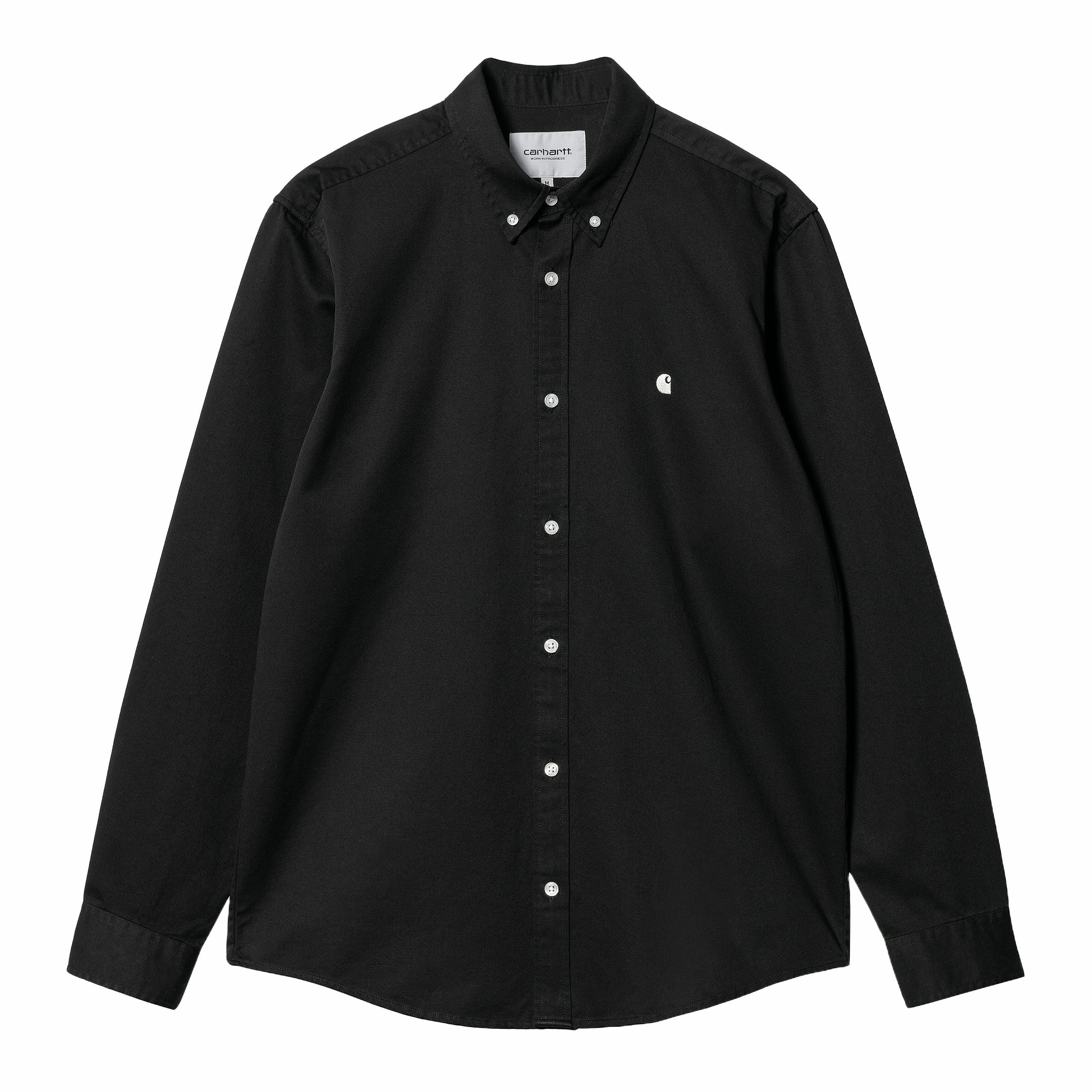 Fashion Comfort Fashion staples Carhartt WIP L/S Madison Shirt - Black / Wax