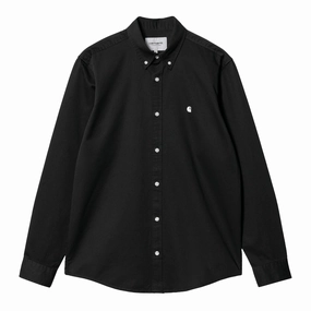 Fashion Comfort Fashion staples Carhartt WIP L/S Madison Shirt - Black / Wax