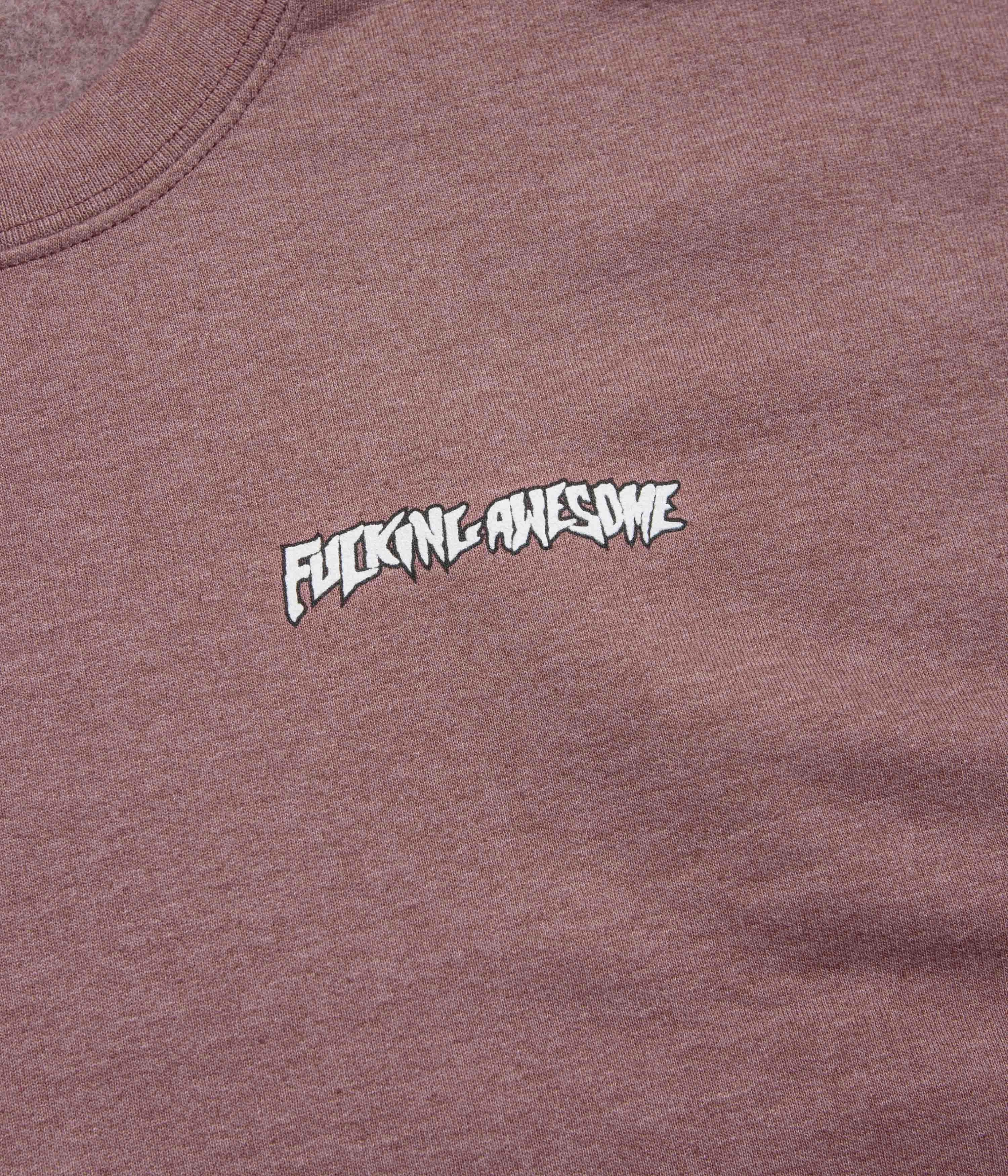 product mass produced efficiency Cozy Hoodie Fucking Awesome Believe Crewneck Sweatshirt - Maroon