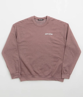glove accents Fucking Awesome Believe Crewneck Sweatshirt - Maroon