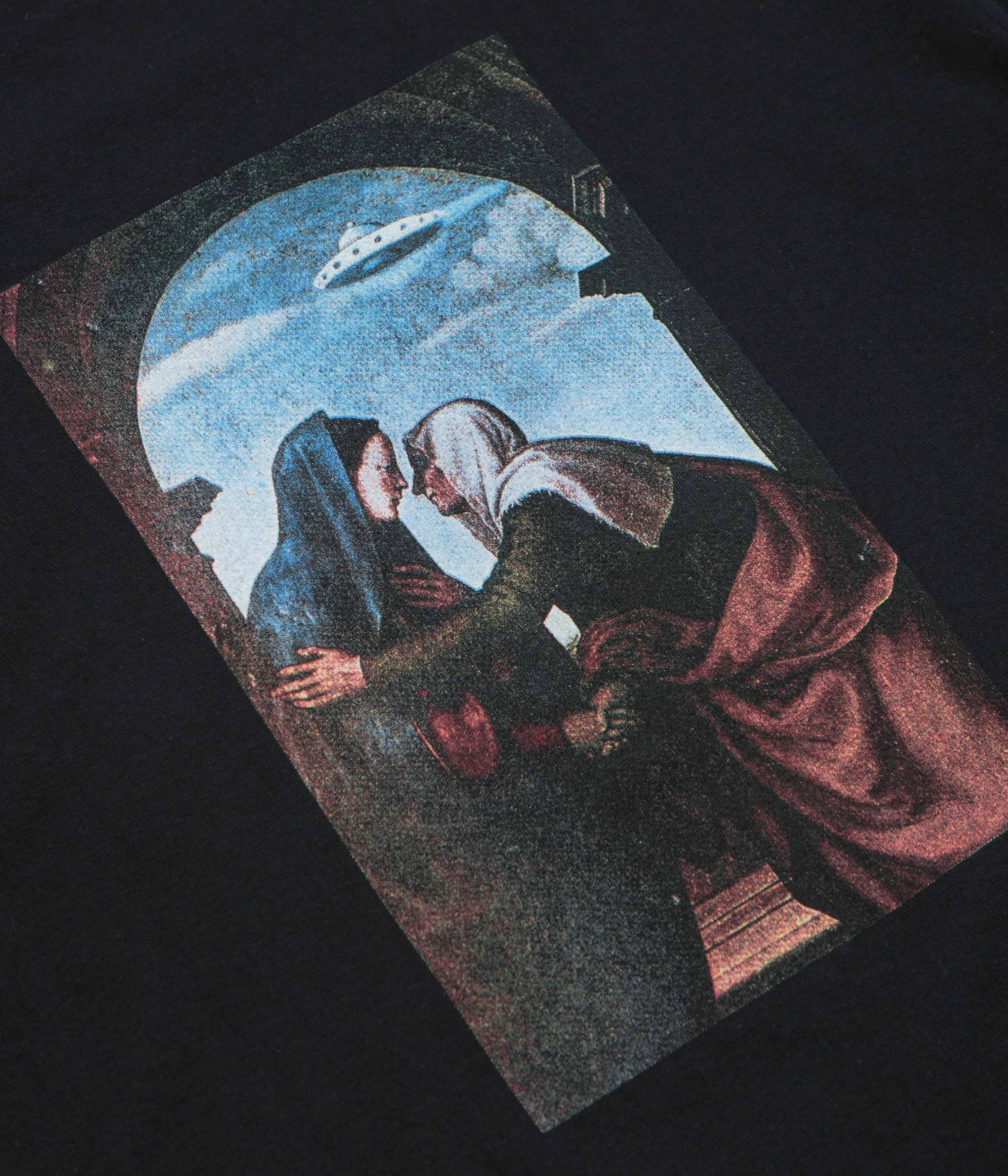 Fade Resistant Dye Fucking Awesome Believe T-Shirt - Black