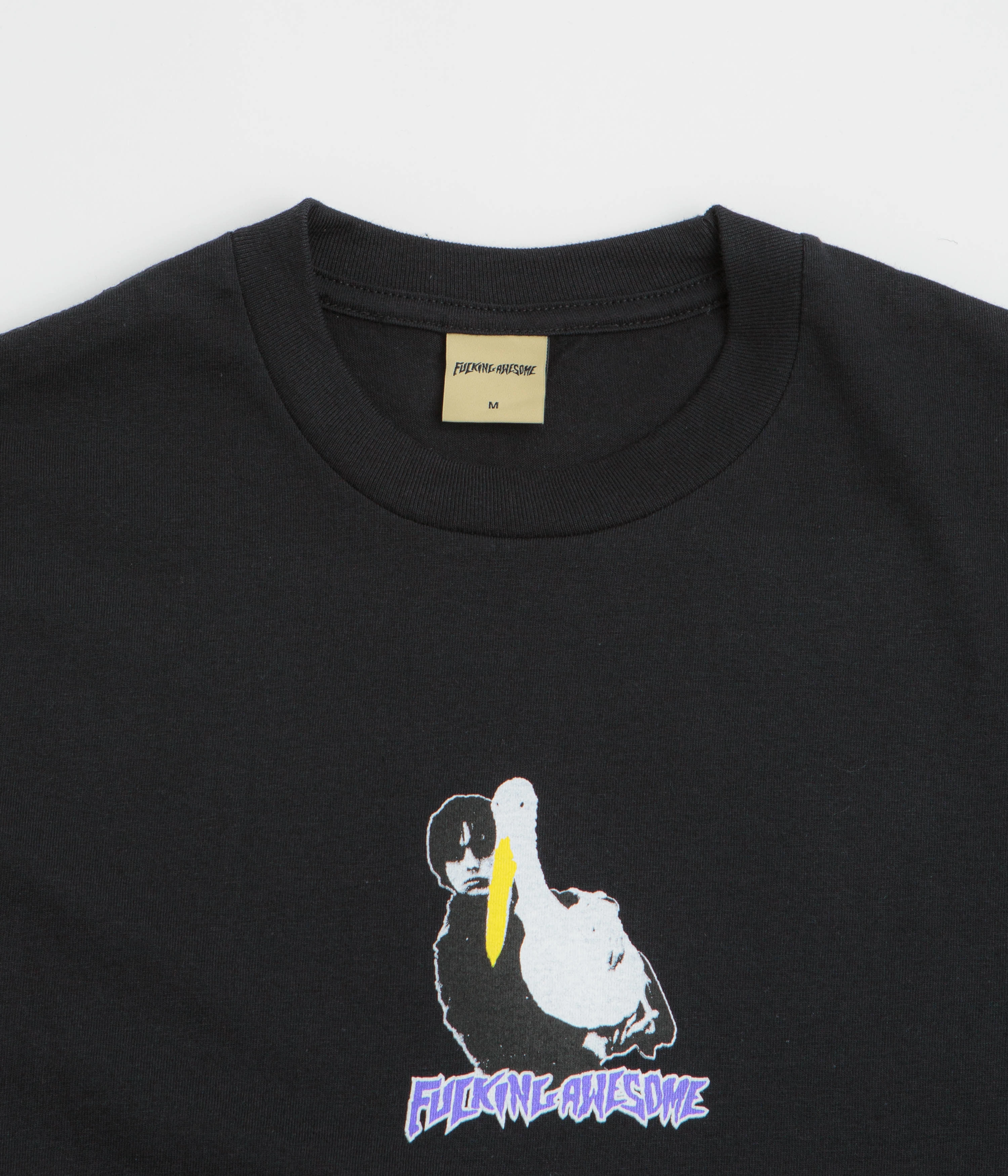 floral bar Fucking Awesome High Lonesome II T-Shirt - Black