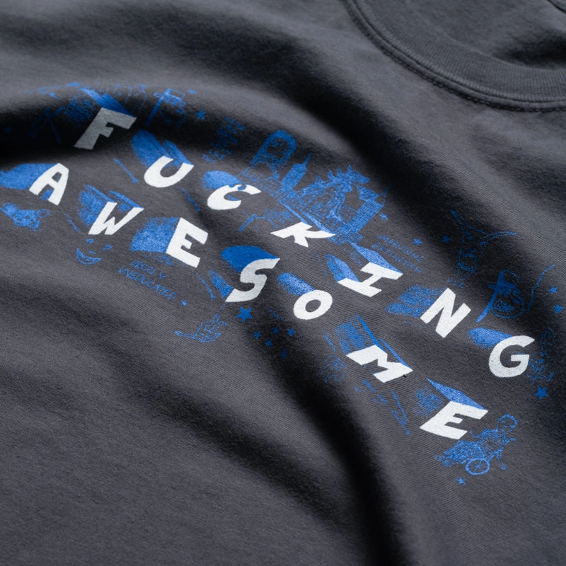 Fucking Awesome Screwball Loco Tee - Pepper Coastal area casino venue