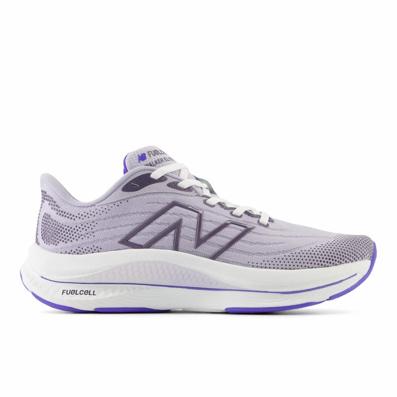 FuelCell Walker Elite - Grey Violet with Electric Indigo and Shadow - Women's Easy Travel Slip-resistant fit Structured Form