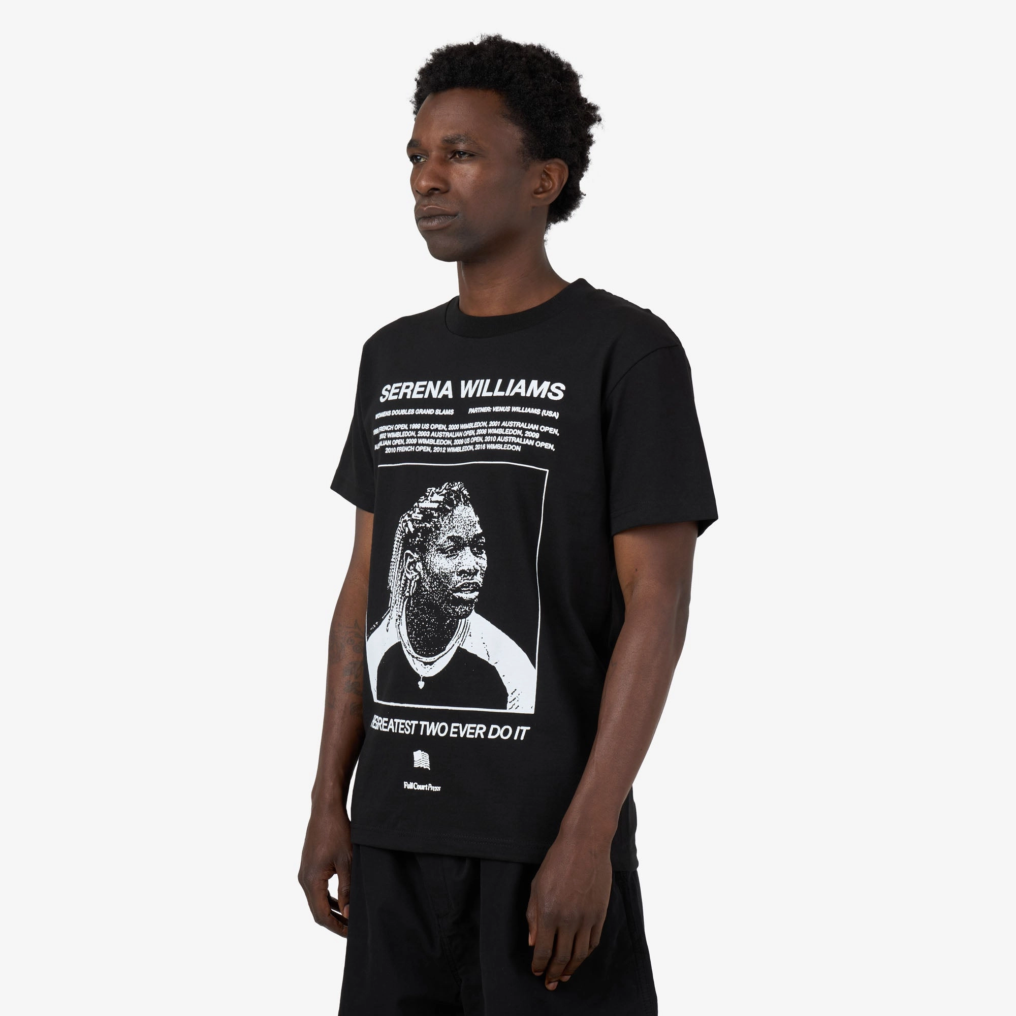 Edgy Cold Climate Full Court Press Williams T-Shirt Black