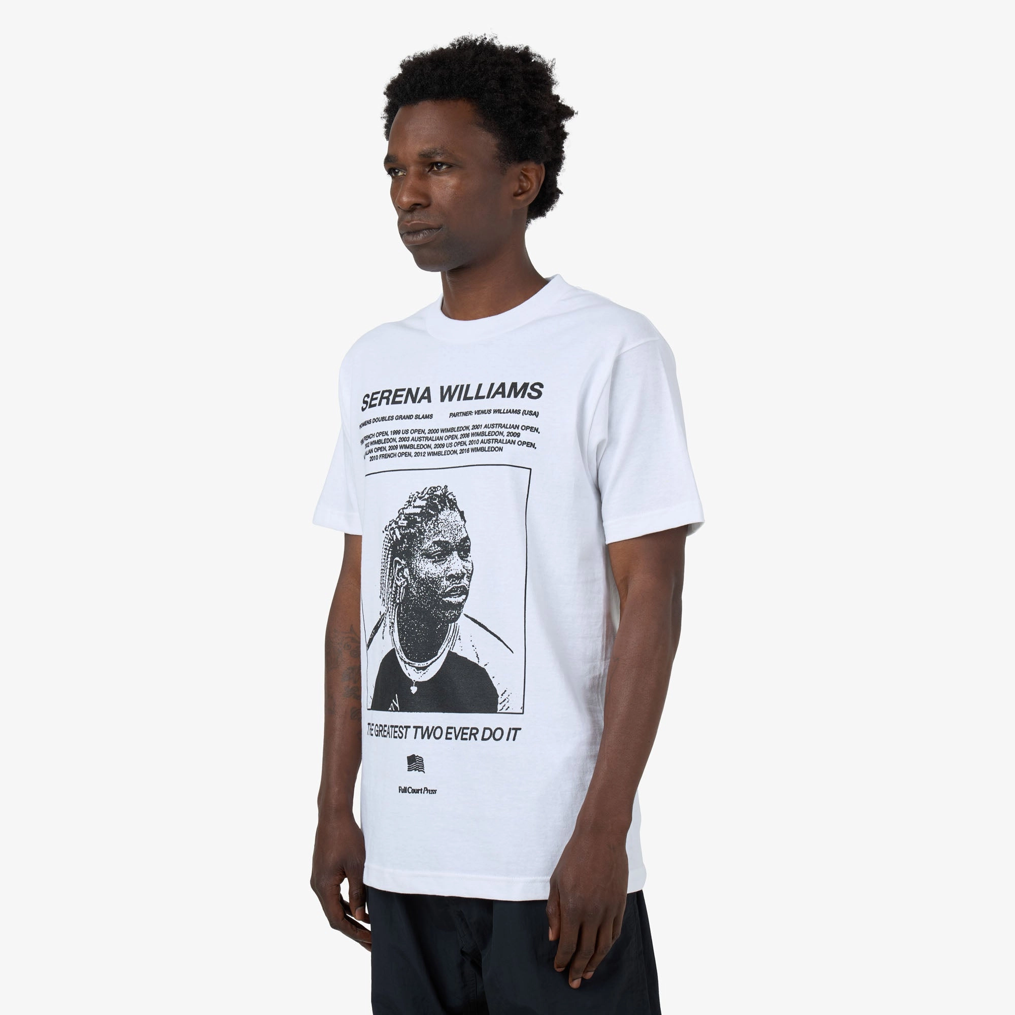 Full Court Press Williams T-Shirt White Snowy day