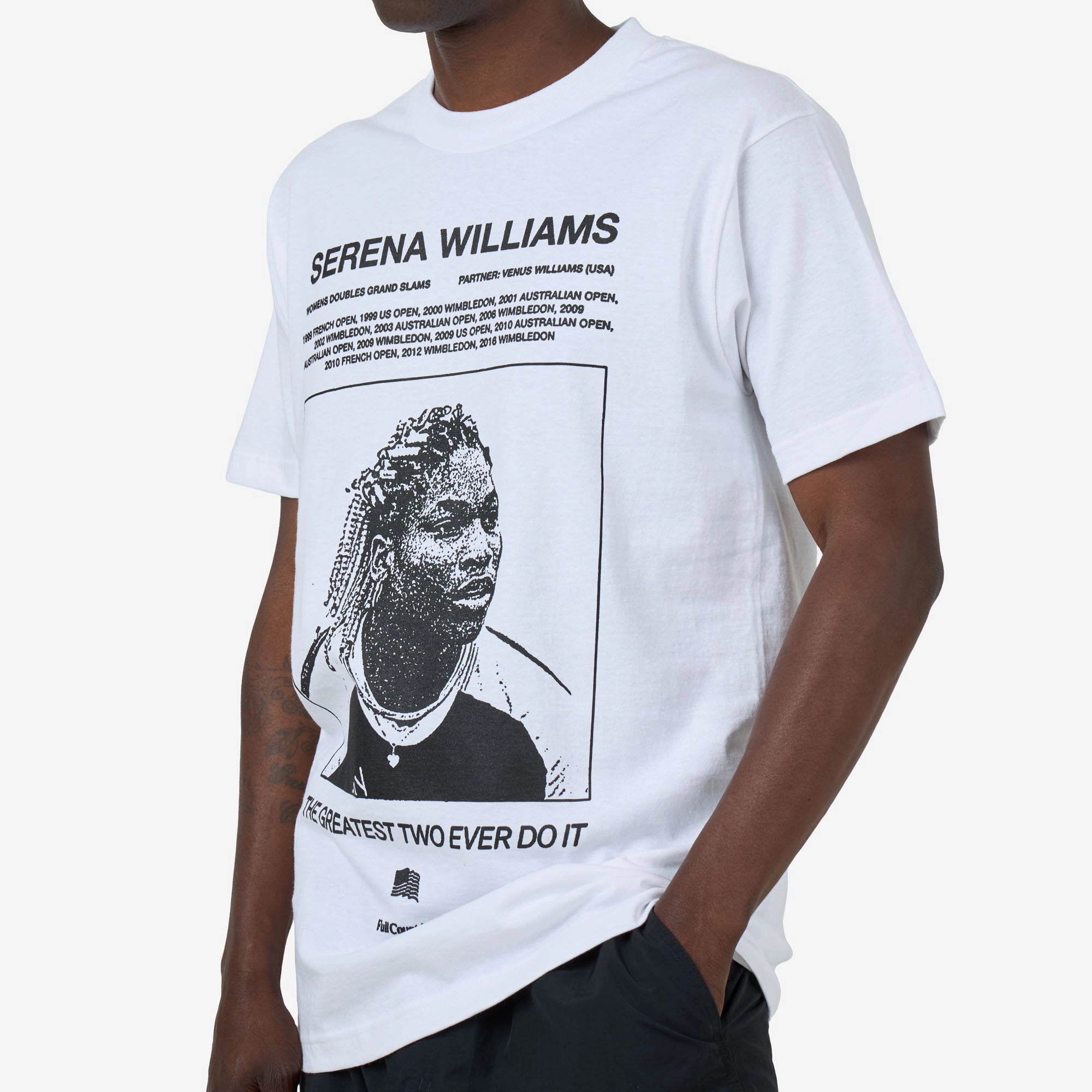 Full Court Press Williams T-Shirt White bar event
