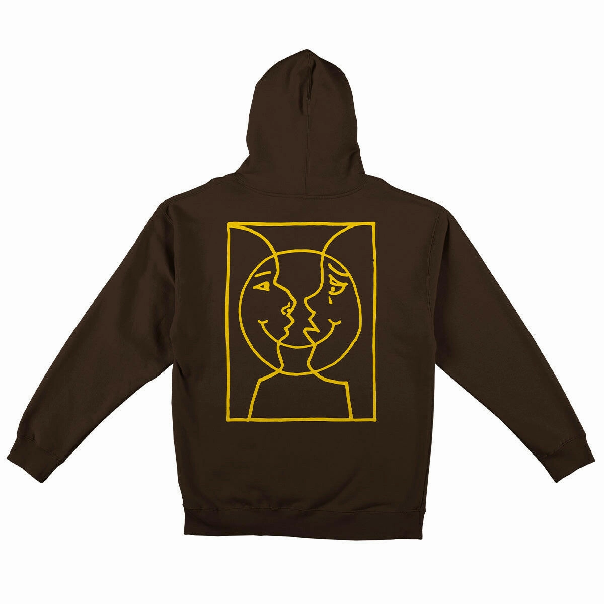 Krooked - Moonsmile Raw Hoodie Brown Lion like Mode Sense