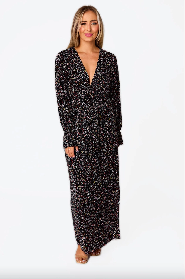 All-season WaterRepellentCoating Evie Gemstone Maxi Dress