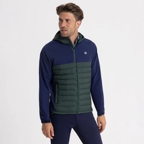 Urban Fit Apex Hybrid Hooded Jacket Nordic Pine/Navy