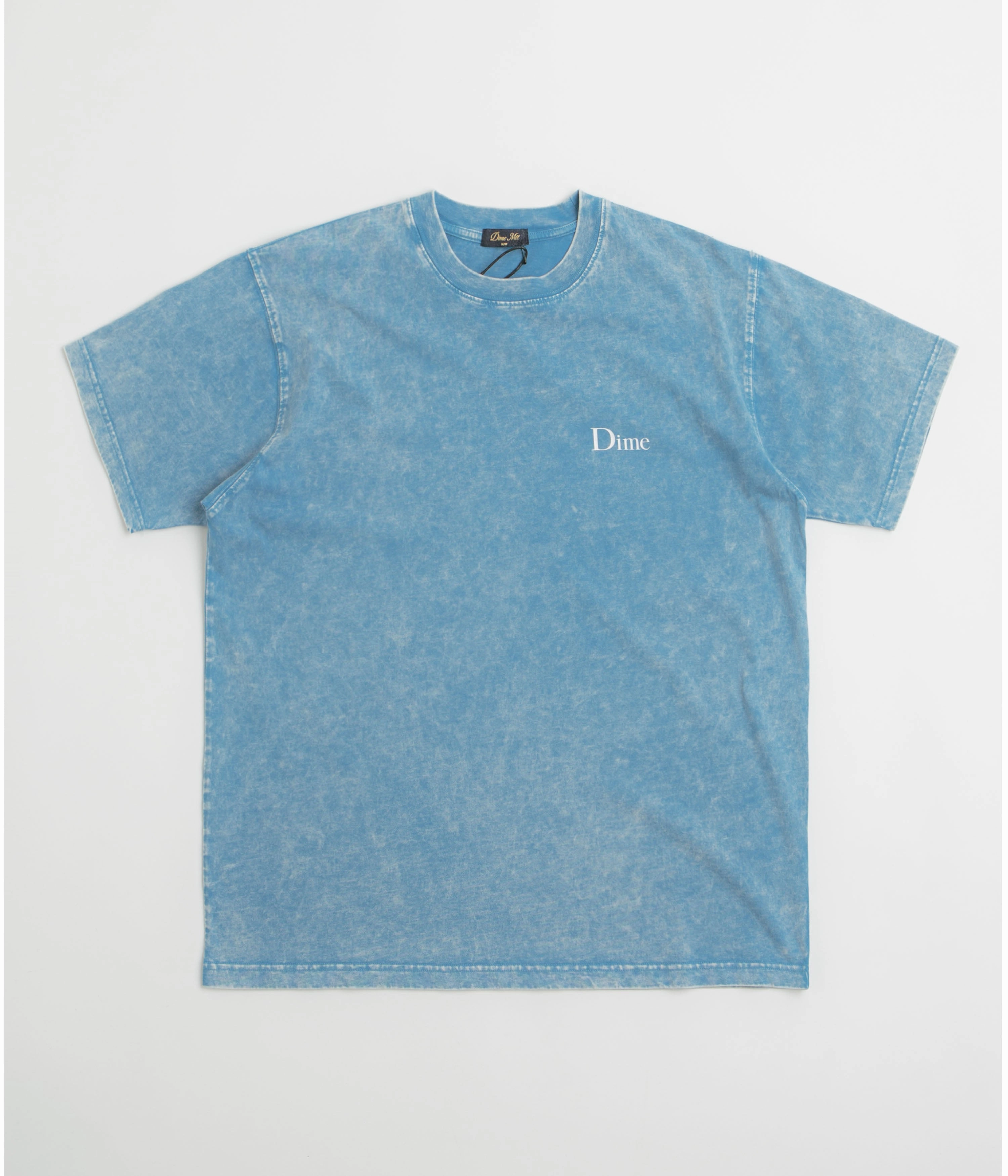 Dime Classic Small Logo T-Shirt - Faded Sky Exhibition Formal Occasion