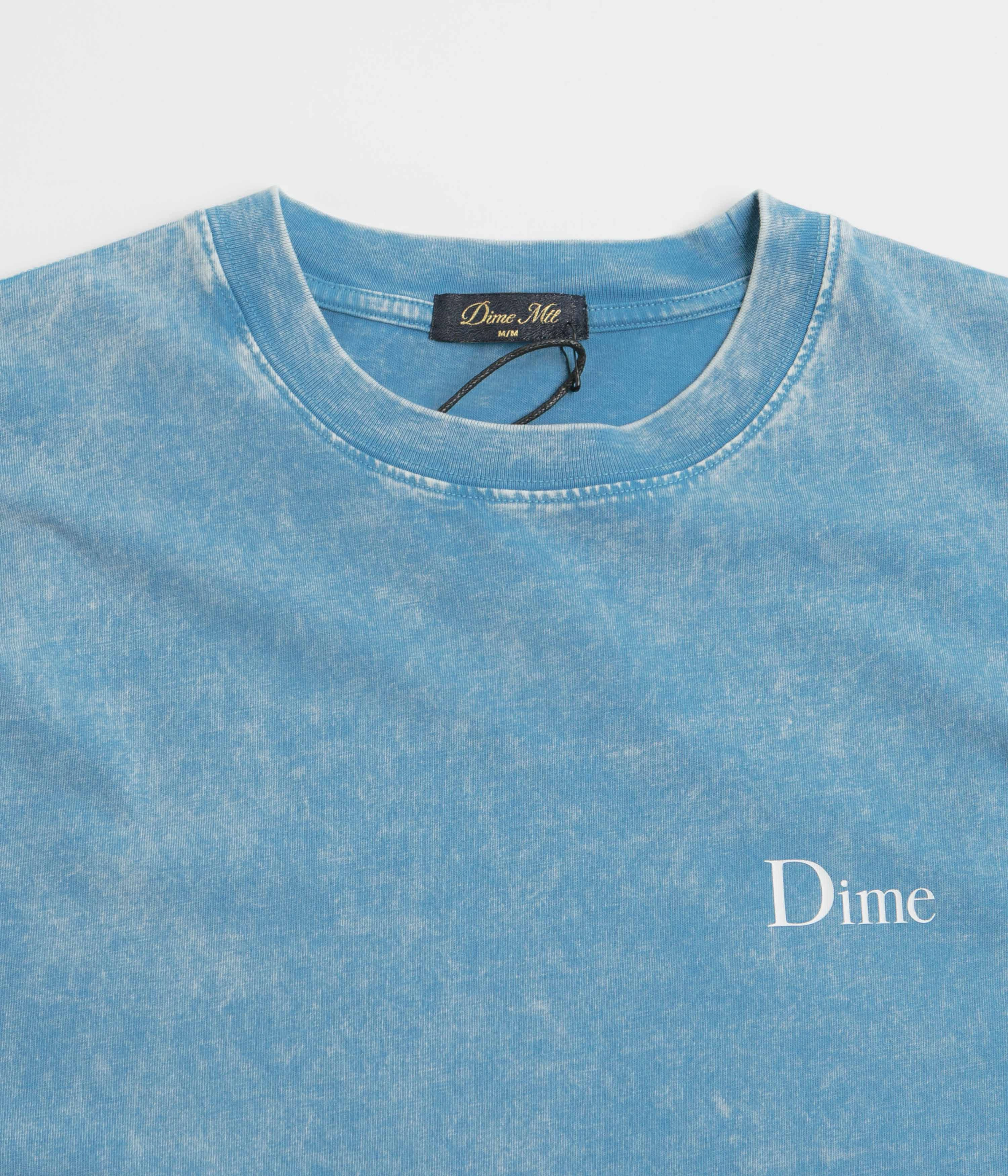 Tropical region Dime Classic Small Logo T-Shirt - Faded Sky