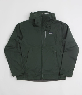 cultural festival Patagonia Granite Crest Rain Jacket - Old Growth Green
