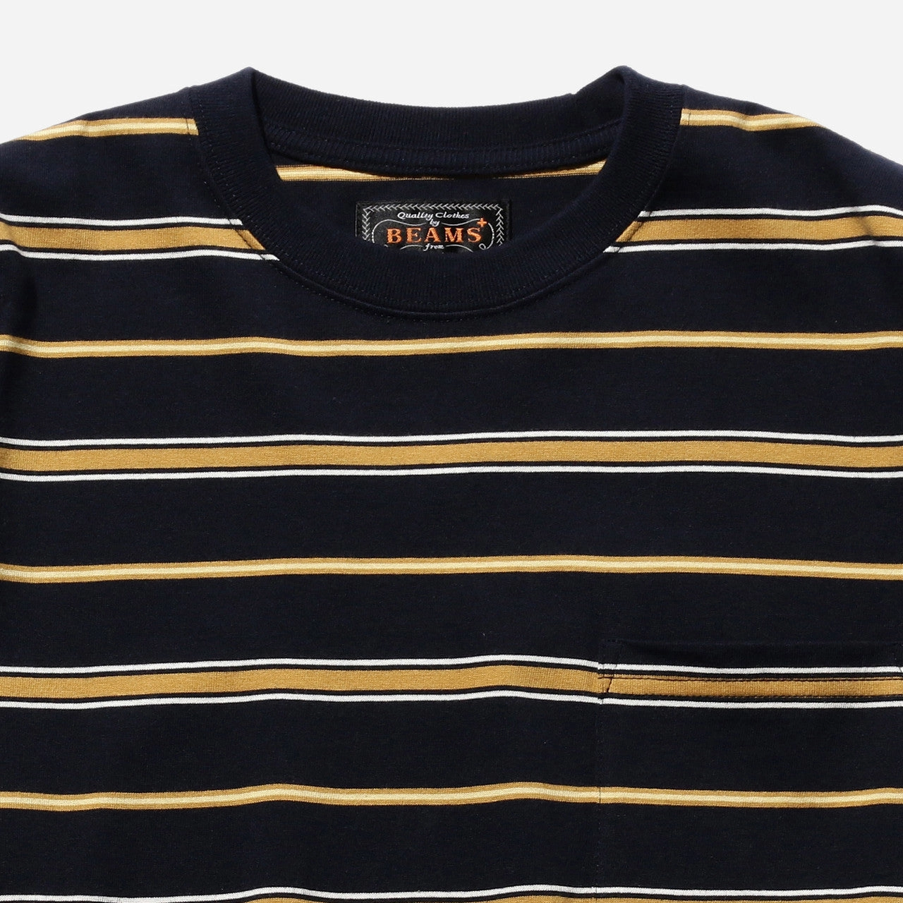 school event train venue Pocket Tee Multi Stripe