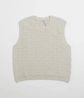 Polar Alex Vest - Heather Beige Grey ski holiday