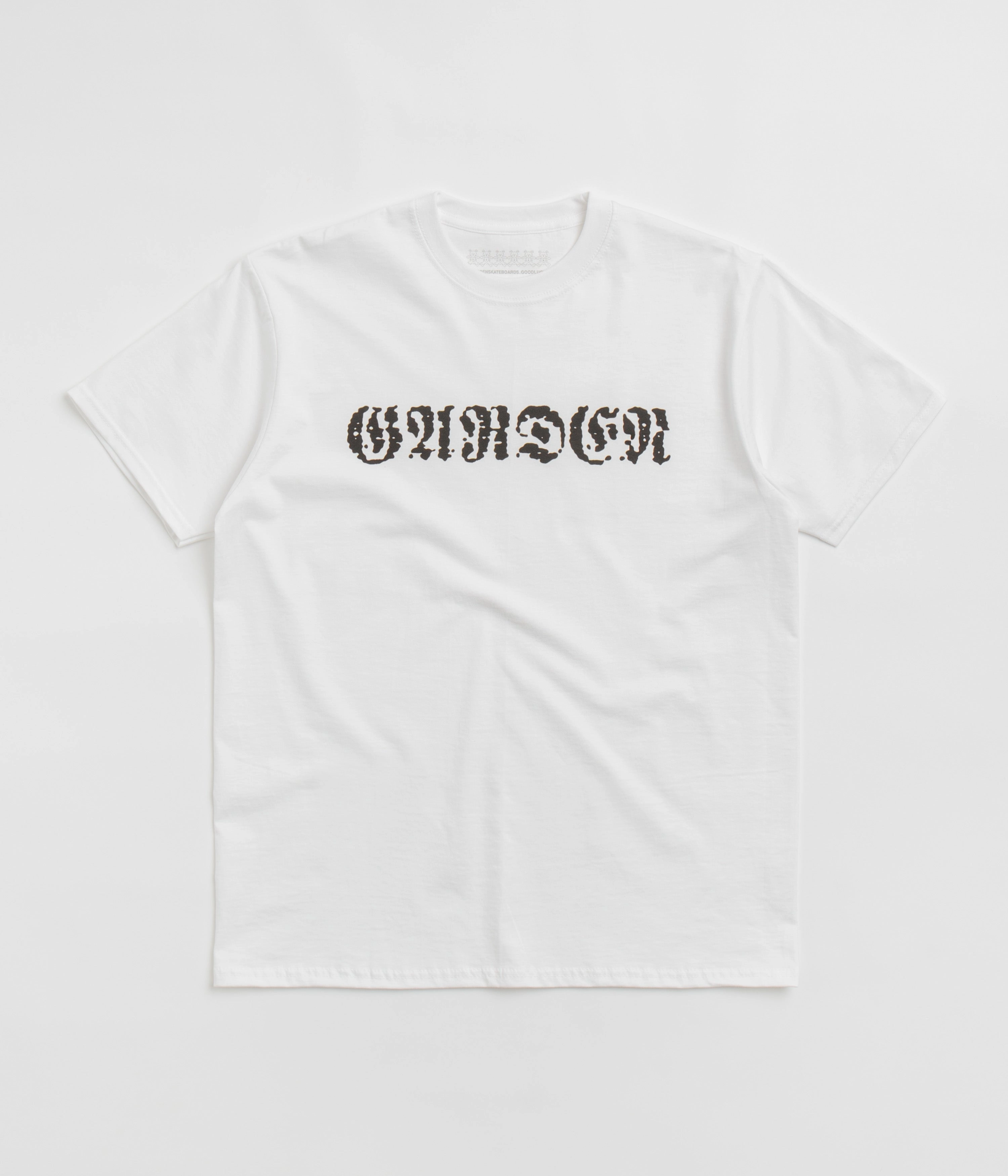 Garden Mirage T-Shirt - White / Black ruffle