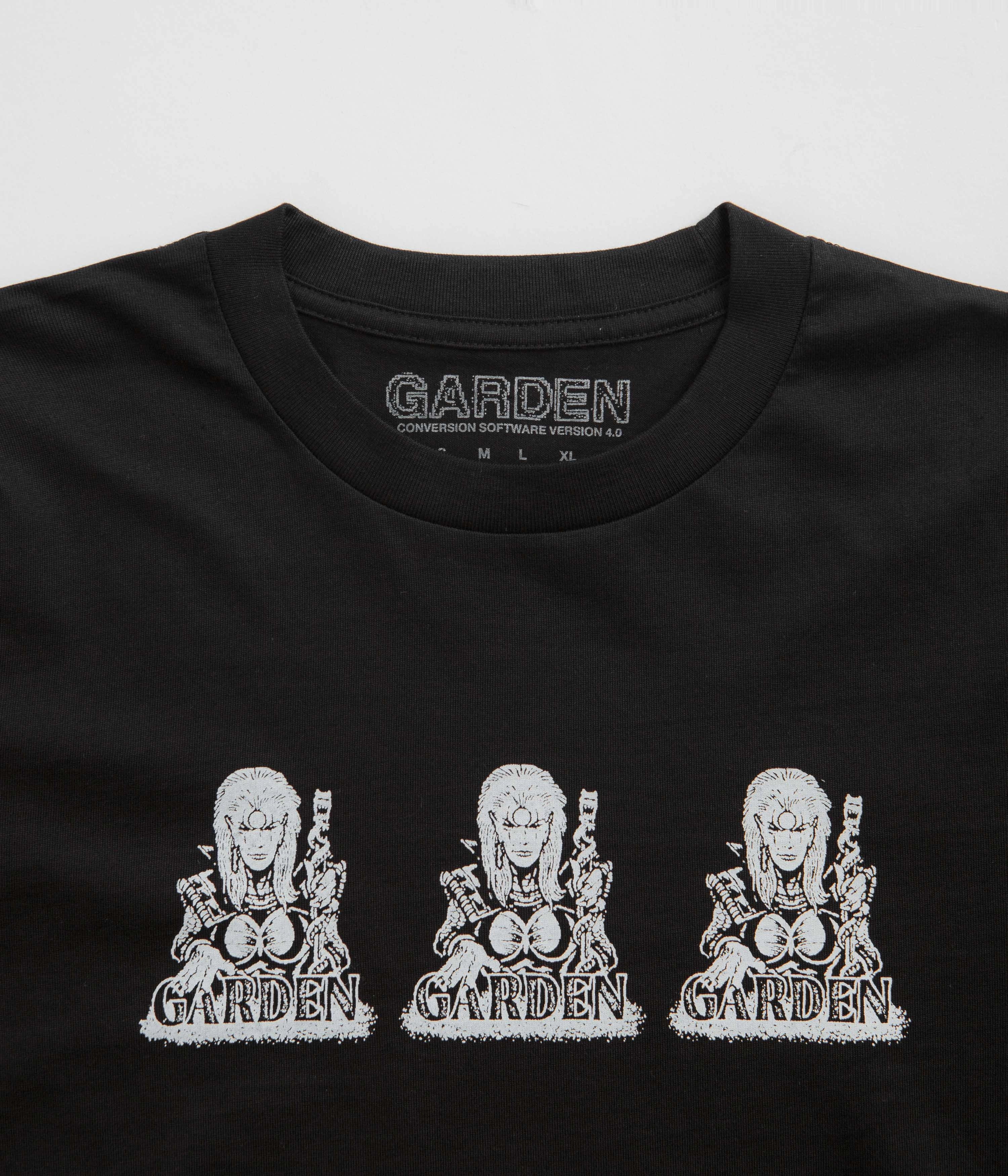 theme park venue Garden Raiders Long Sleeve T-Shirt - Black