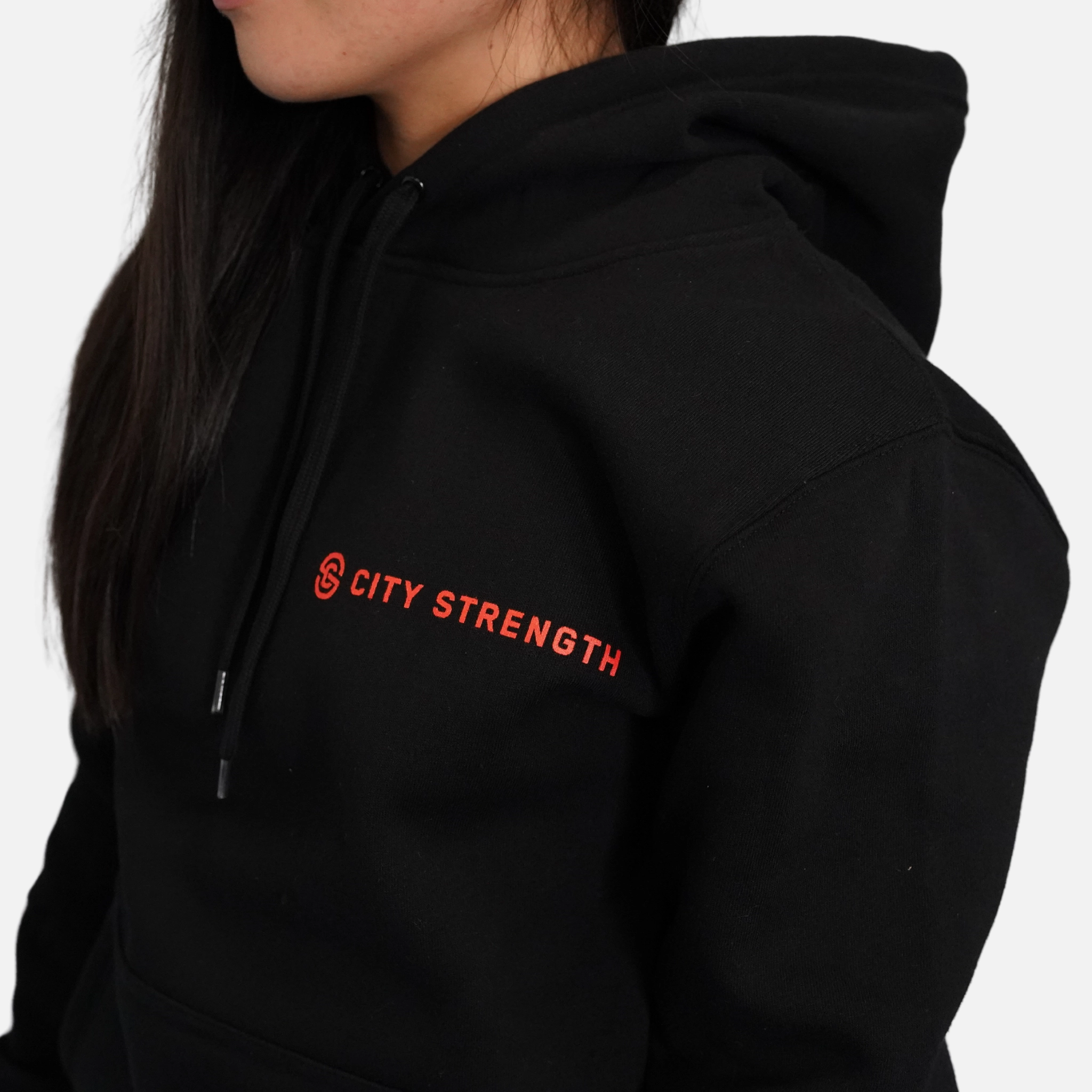 Fashionable Item City Strength Logo Hoodie