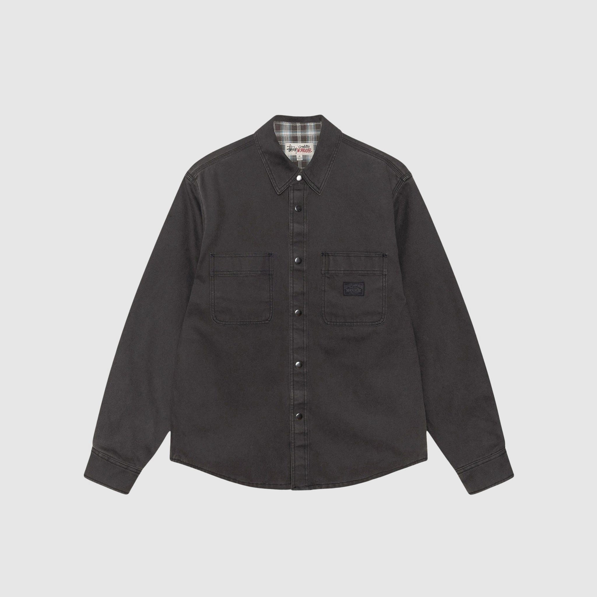 Timeless Piece Tagless label HEAVY WASHED CANVAS SHIRT