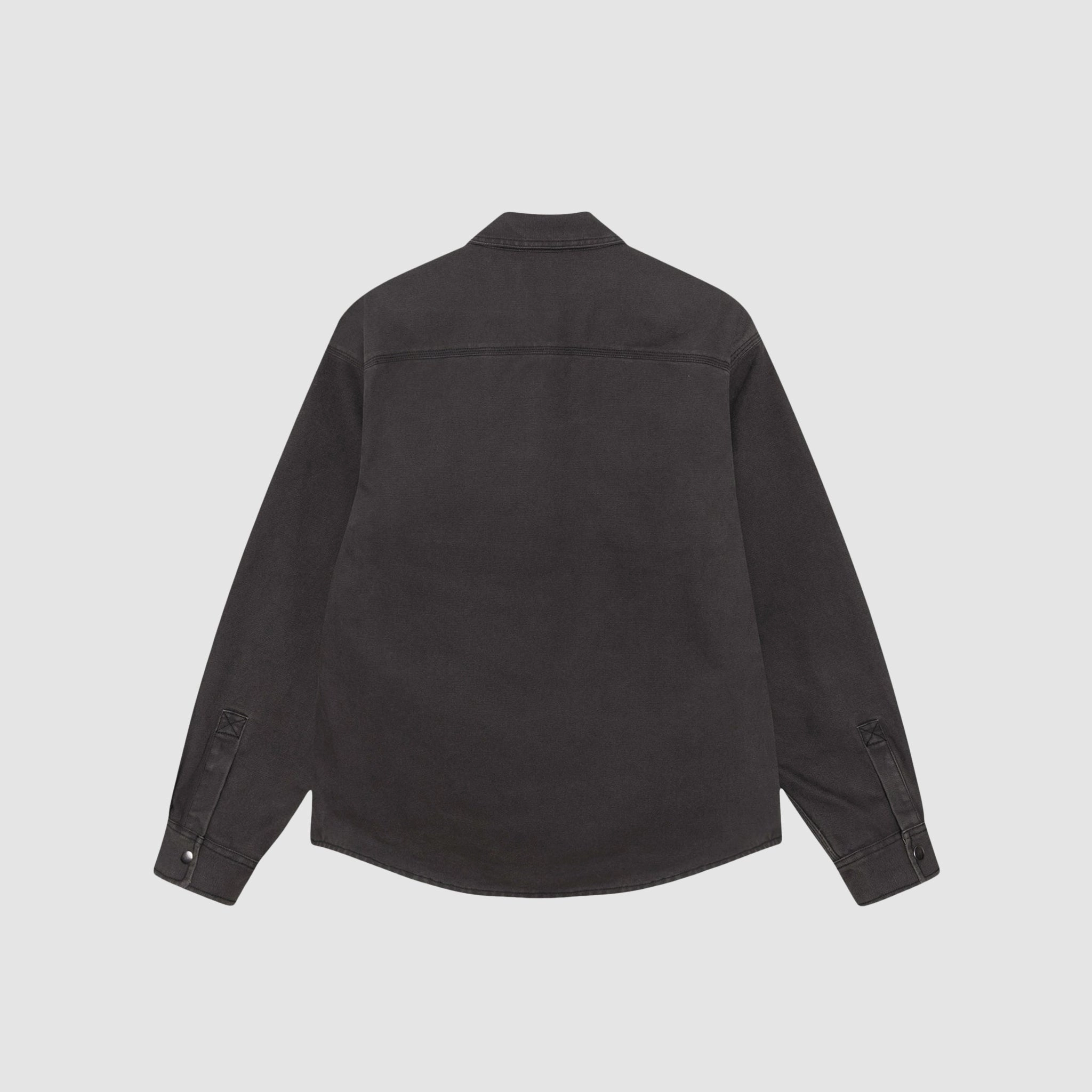 Tagless Labeling HEAVY WASHED CANVAS SHIRT