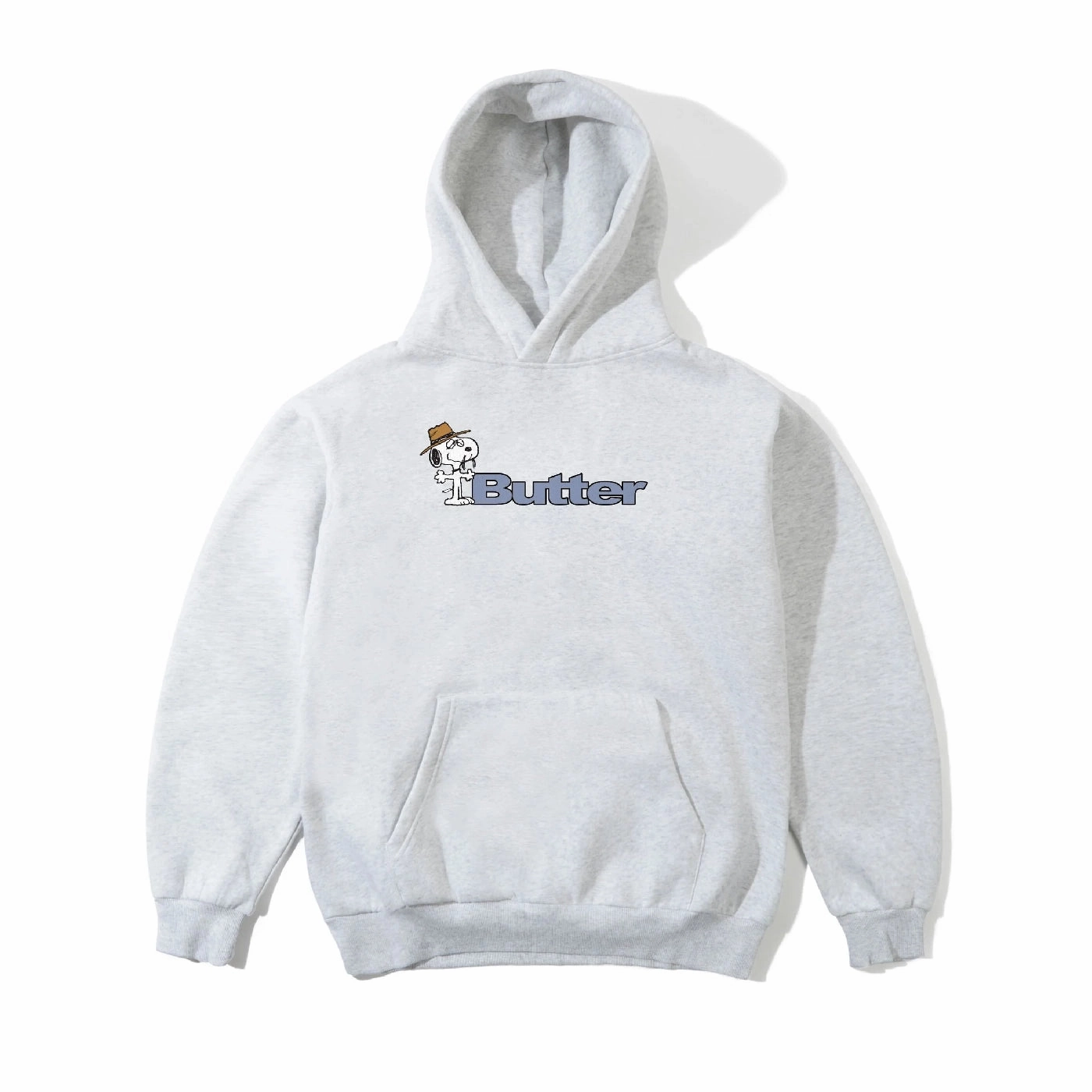 senior option Butter Goods x PEANUTS Spike Logo Pullover Hoodie - Ash
