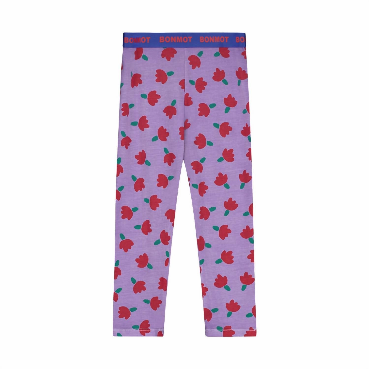No Pinch Girl's Allover Flowers Legging In Mallow