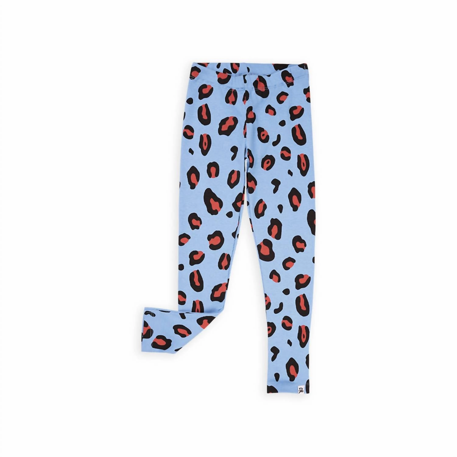 Girl's Leopard Legging In Blue Urban Fit