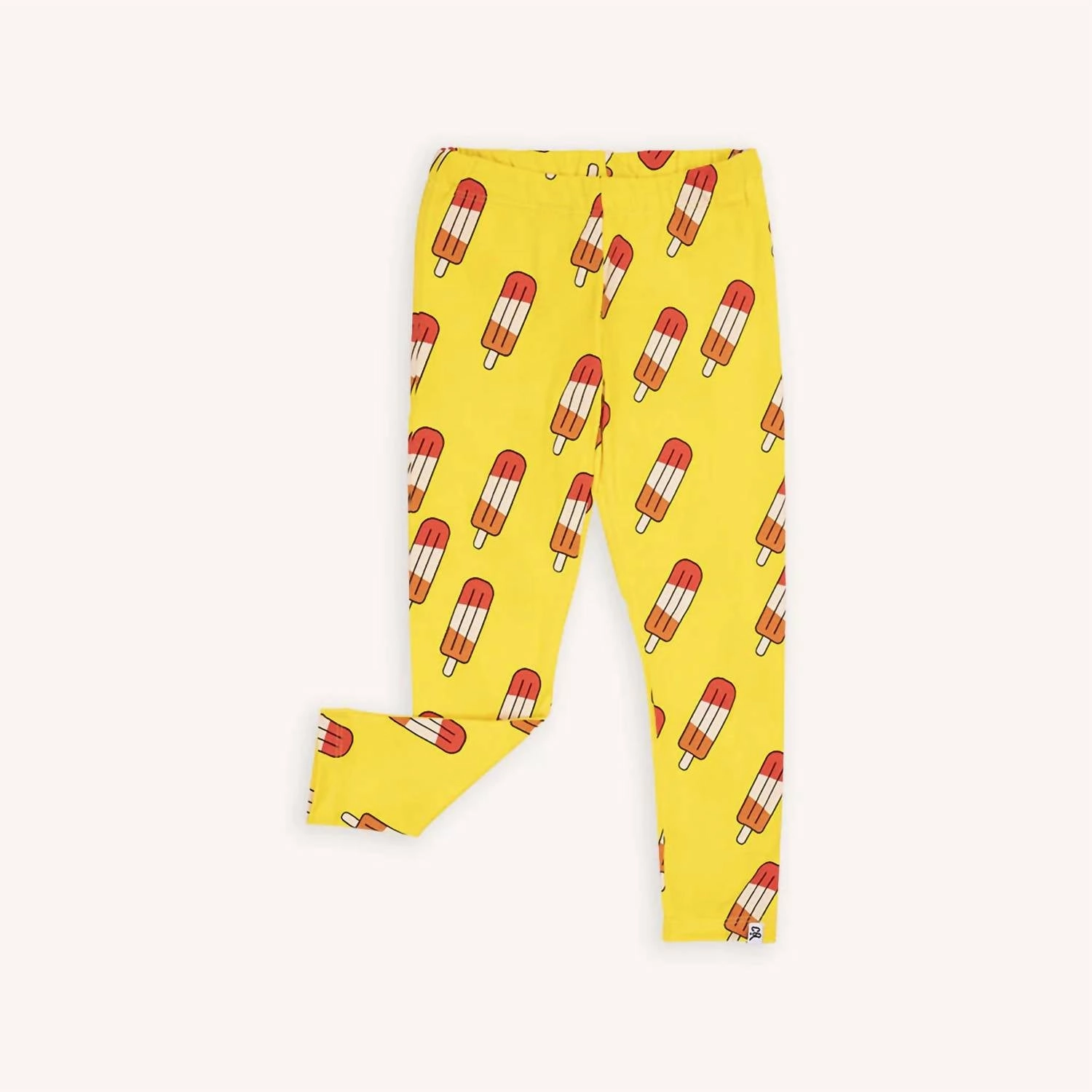 Girl's Printed Legging In Yellow DurableBartack