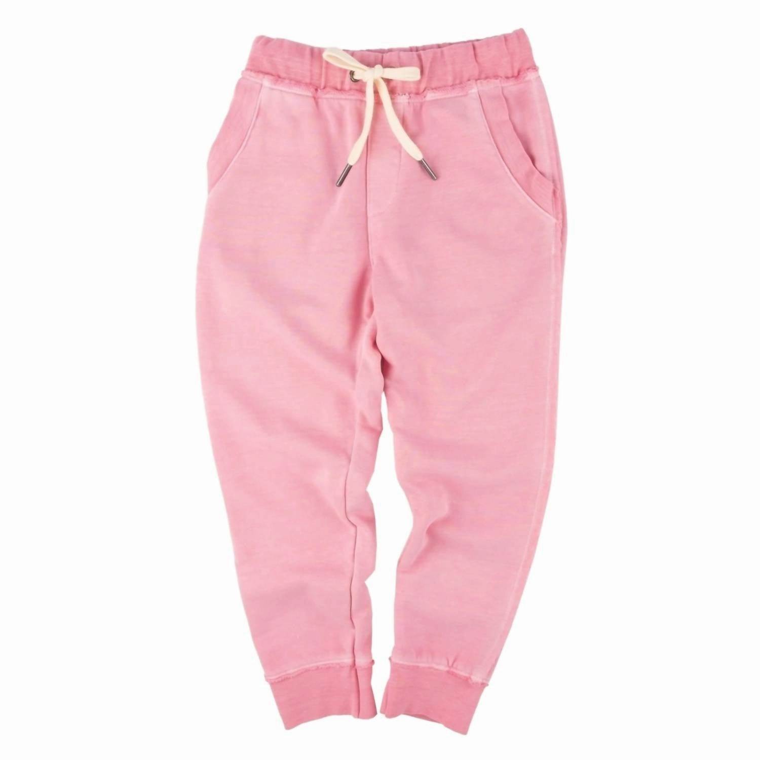 Ultra Soft Blend Girl's Ziggy Jogger In Sea Pink