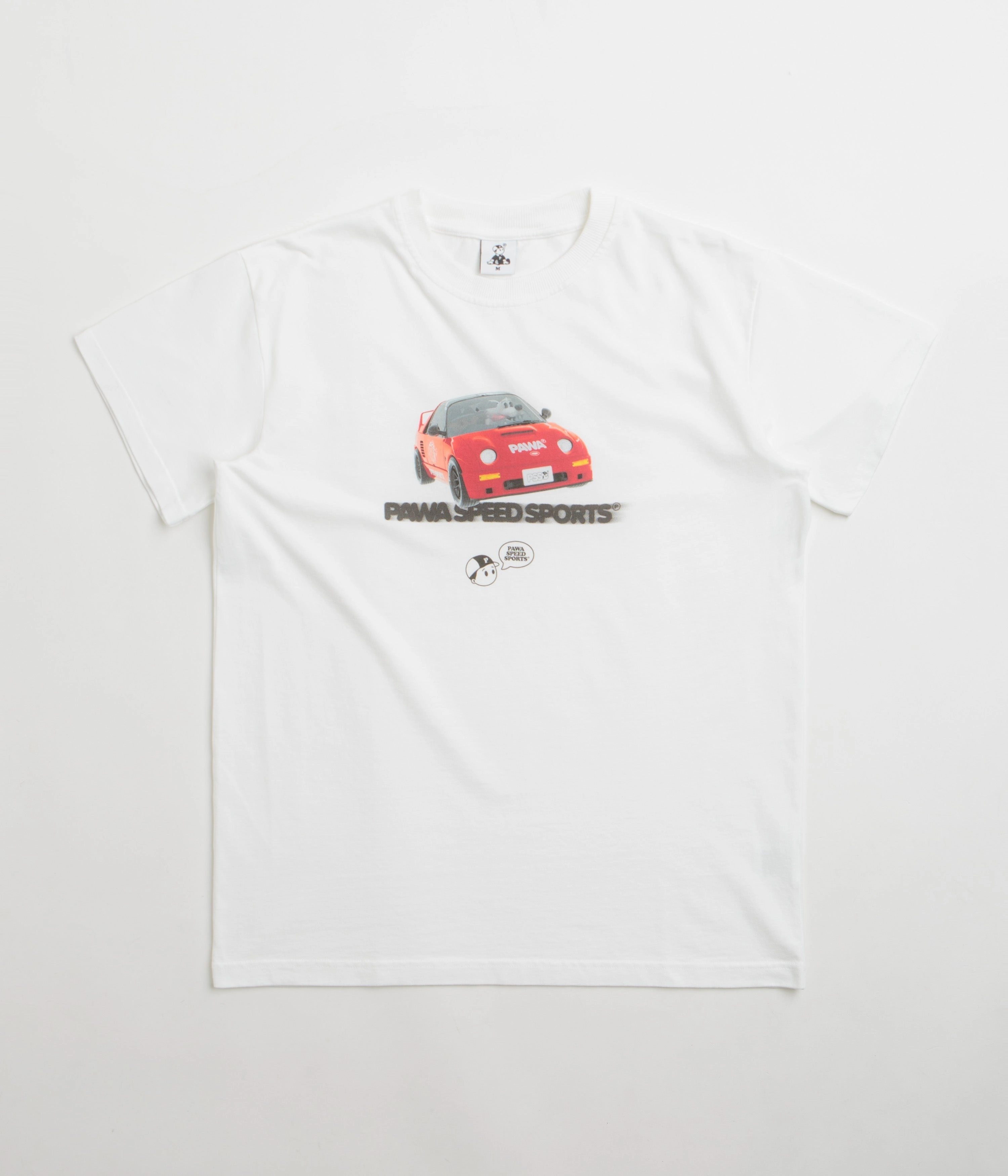 regular length Male Pawa Speed Sports AZ1 Mission T-Shirt - White