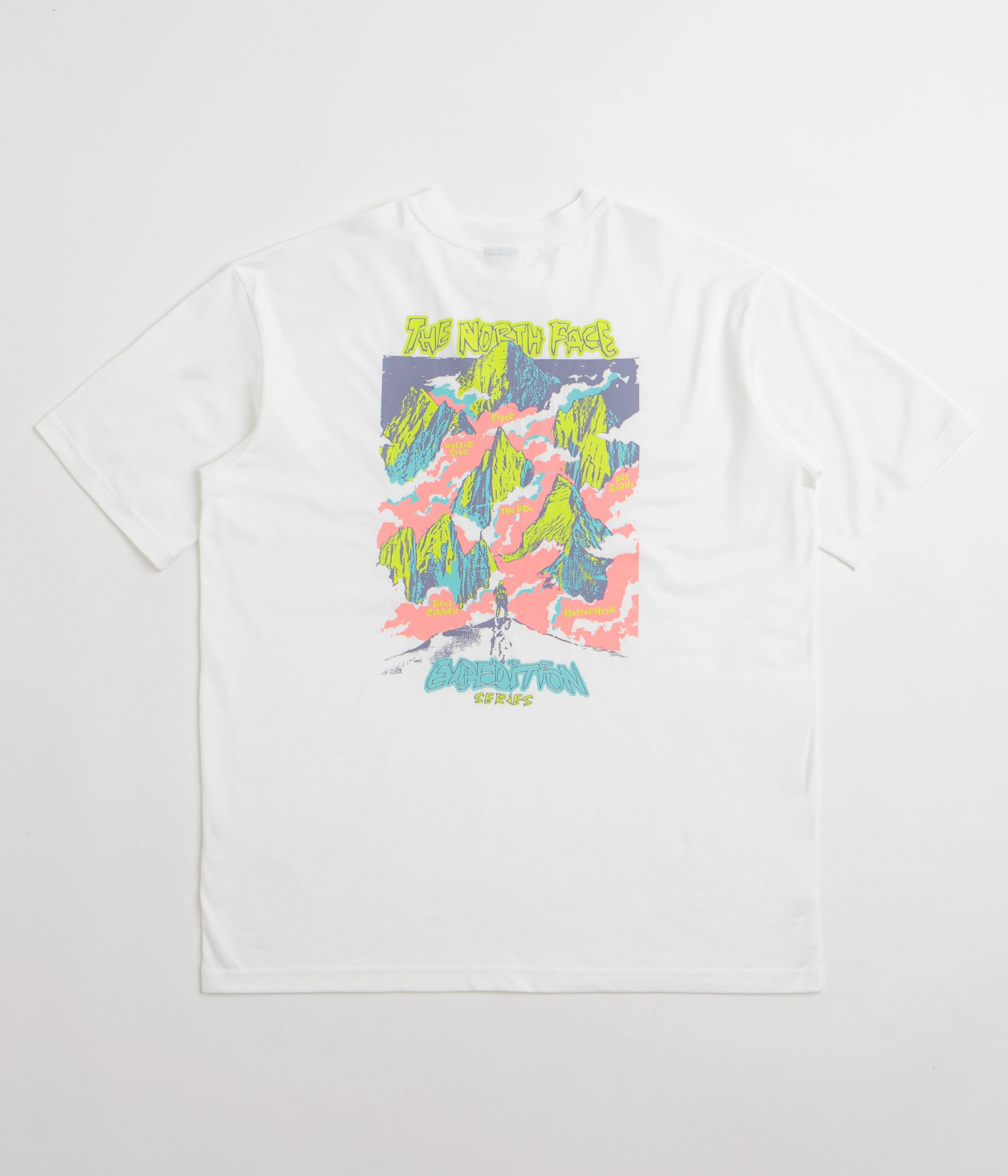 Reinforced Button Placket The North Face Expedition Celebration Oversized T-Shirt - TNF White