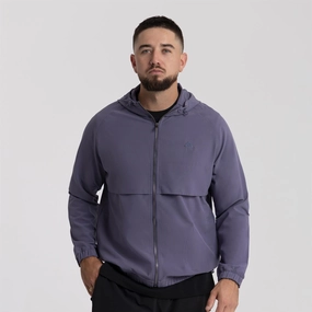 Record Commodity Go-To Full-Zip Windbreaker Preloved Violet