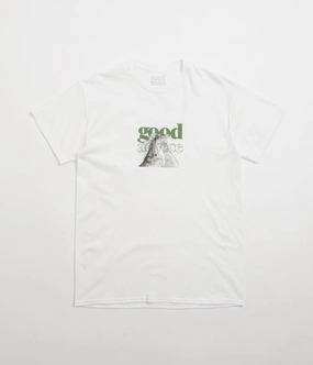 Good Advice Kelpies T-Shirt - White cutoff shorts silhouette